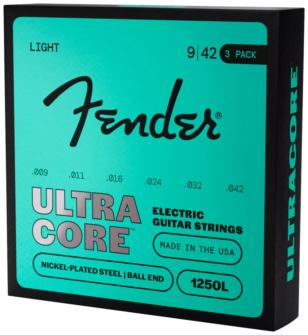 Fender UltraCore™ 1250L Ball End Electric Guitar Strings (3-Pack) 009-042 1