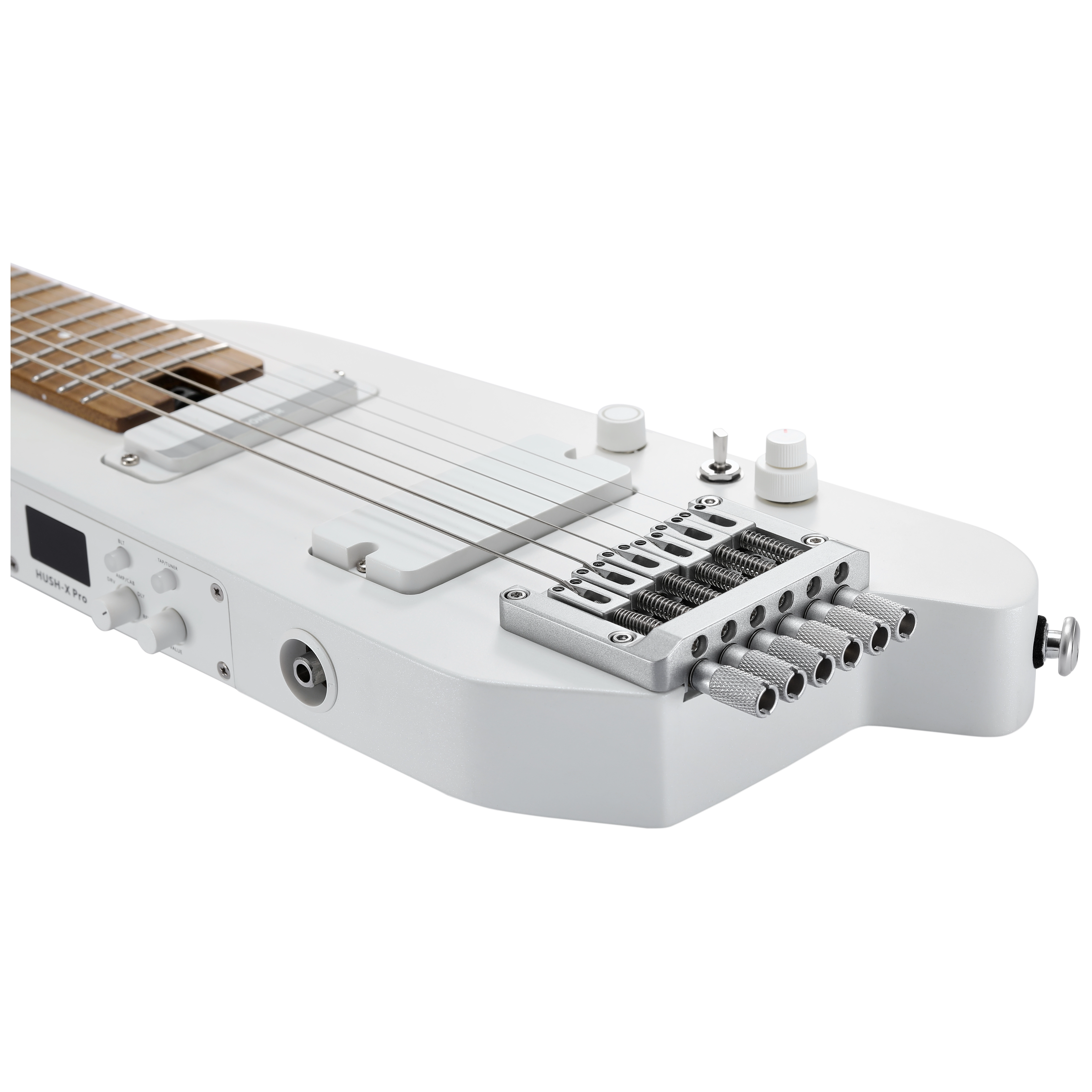 Donner HUSH-X Pro Traveler Guitar White 5