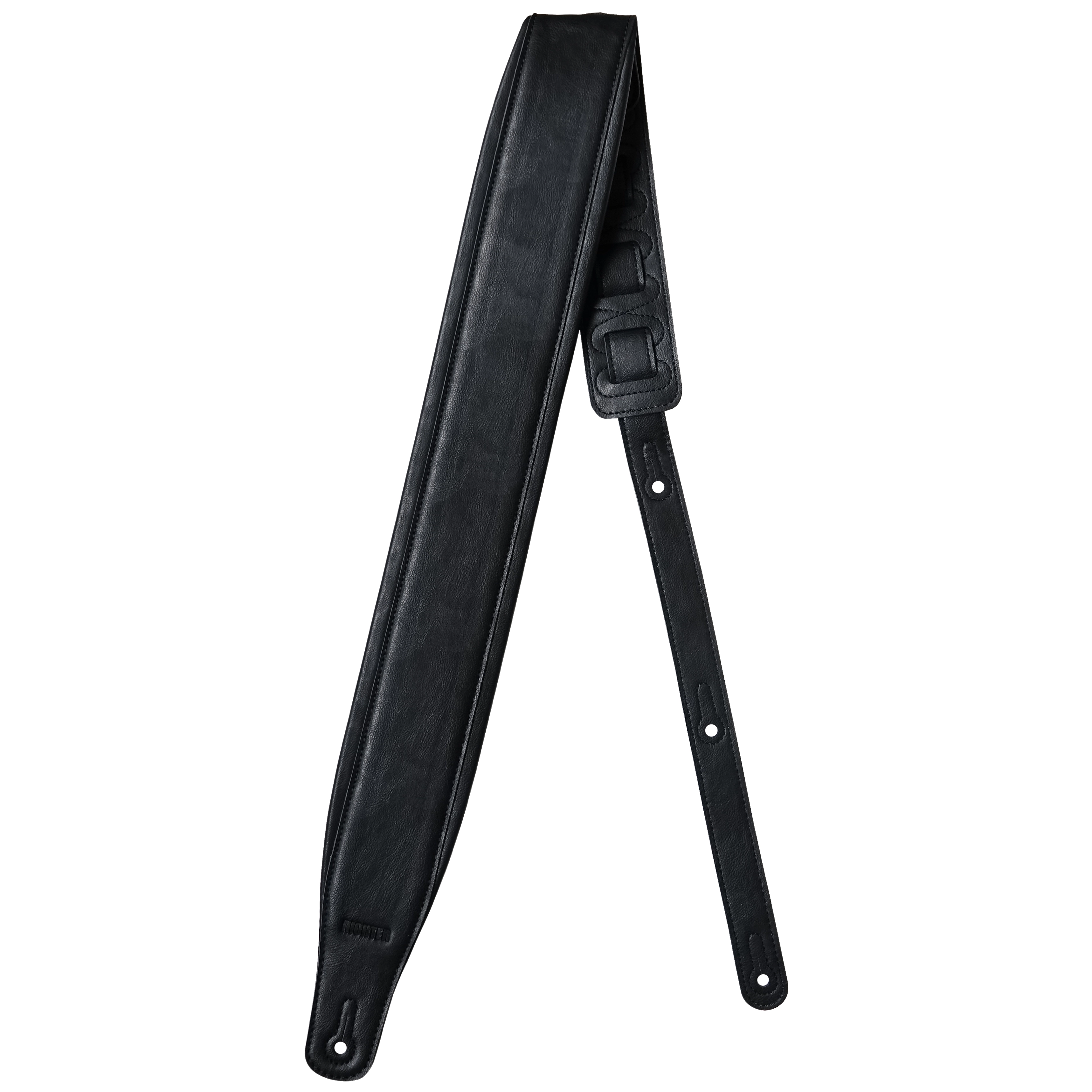 Richter Backline Gitarrengurt Leatherette I Vegan Black 1