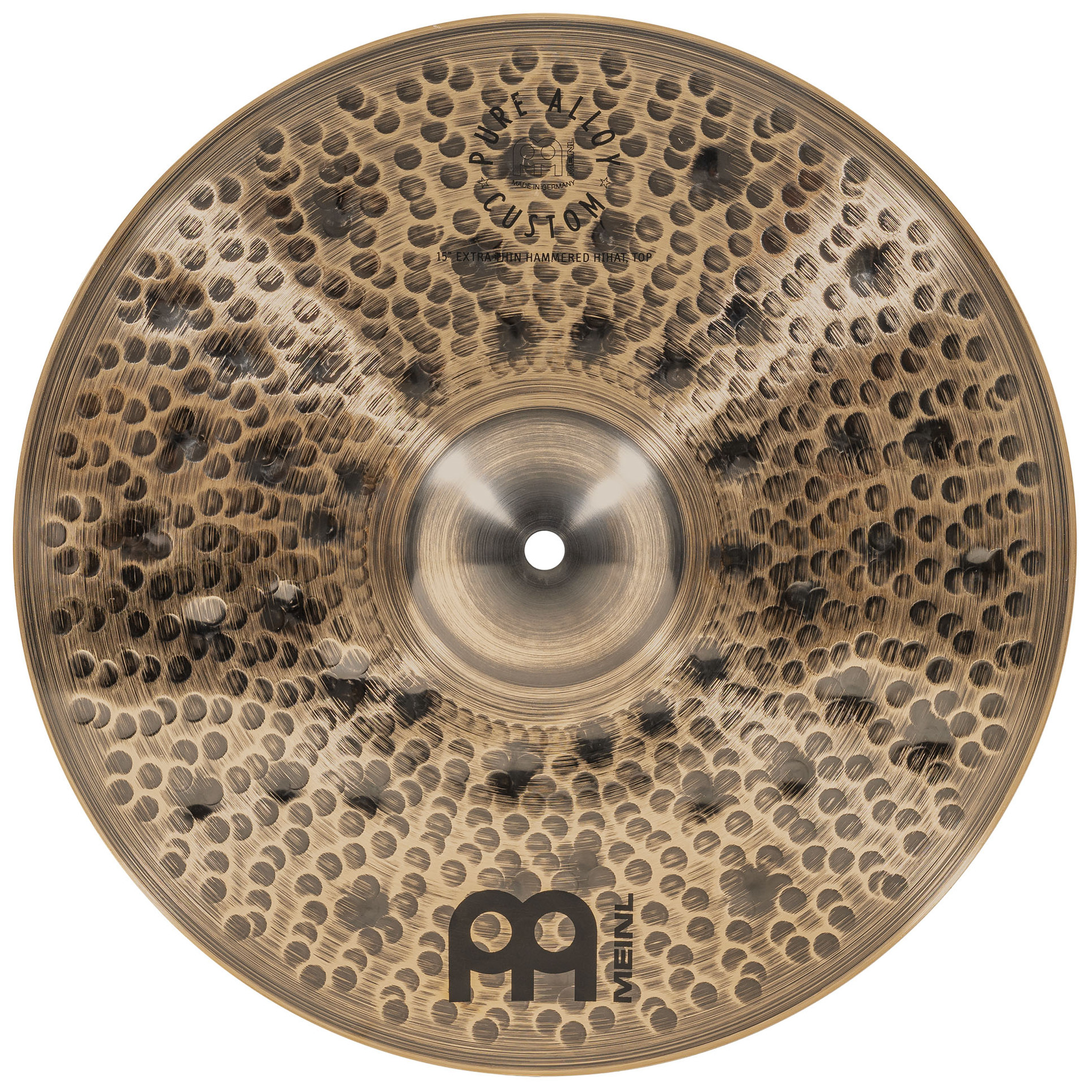 Meinl Cymbals PAC15ETH - 15" Pure Alloy Custom Extra Thin Hammer  HiHat 4
