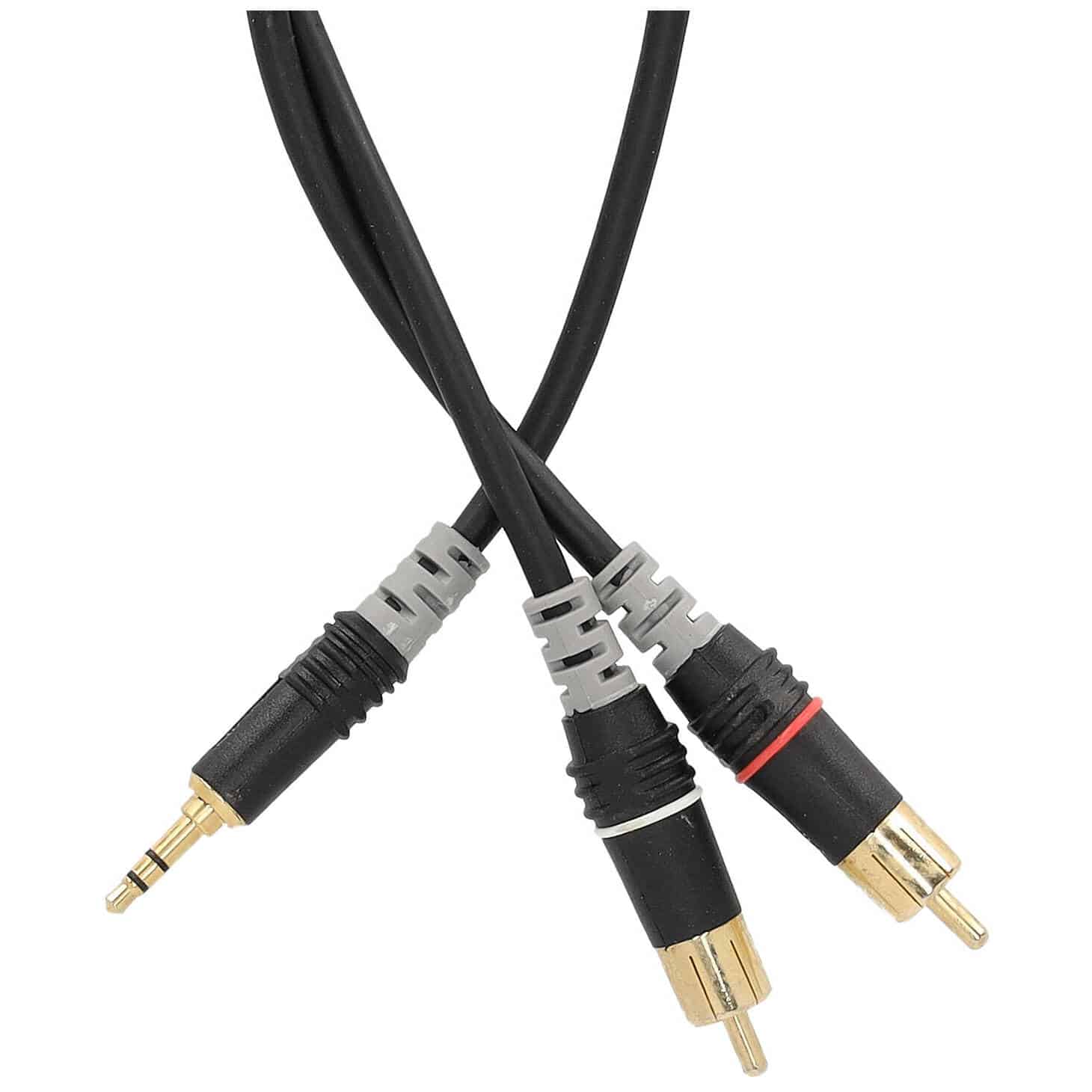 Sommer Cable HBA-3SC2-0300 Stereo Mini-Klinke auf 2 x Cinch 6 mtr. 2