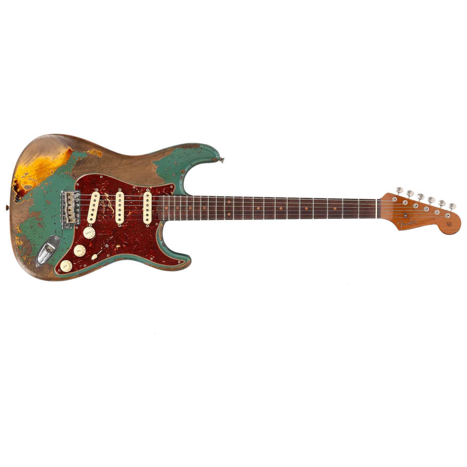 Fender LTD Custom Shop 1961 Stratocaster Roasted Super Heavy Relic Aged Sherwood Metallic over 3TS 1