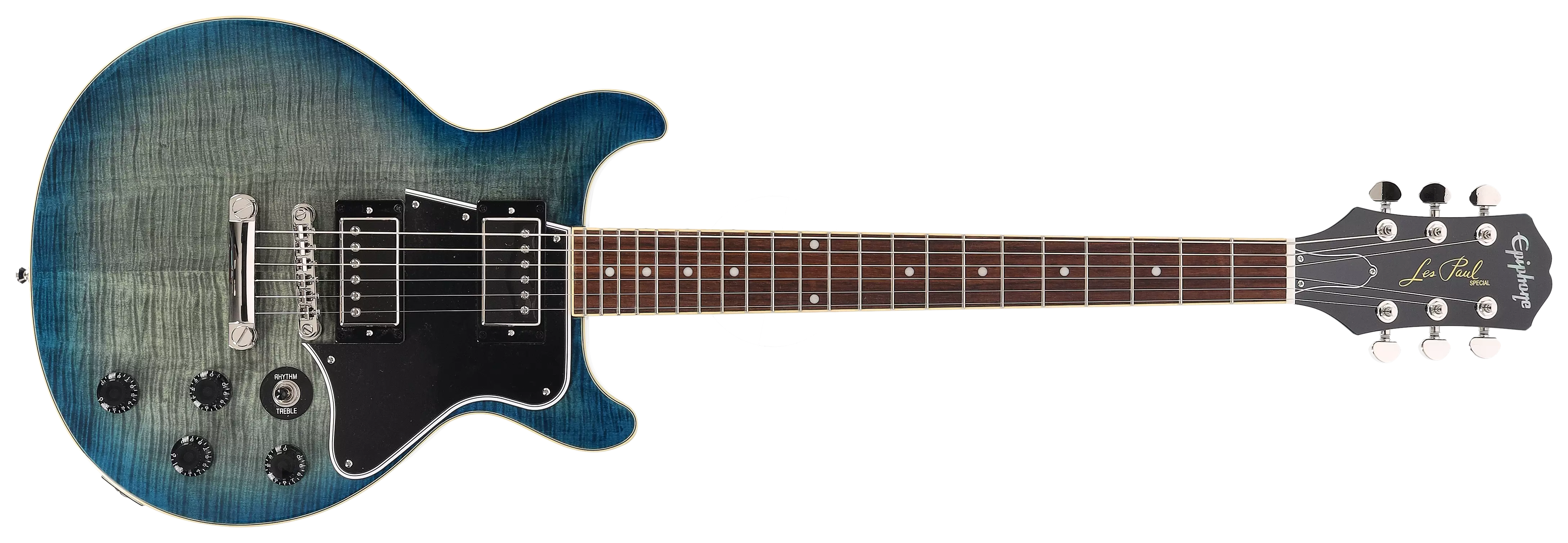 Epiphone Les Paul Special Double Cut Figured Ocean Water 1