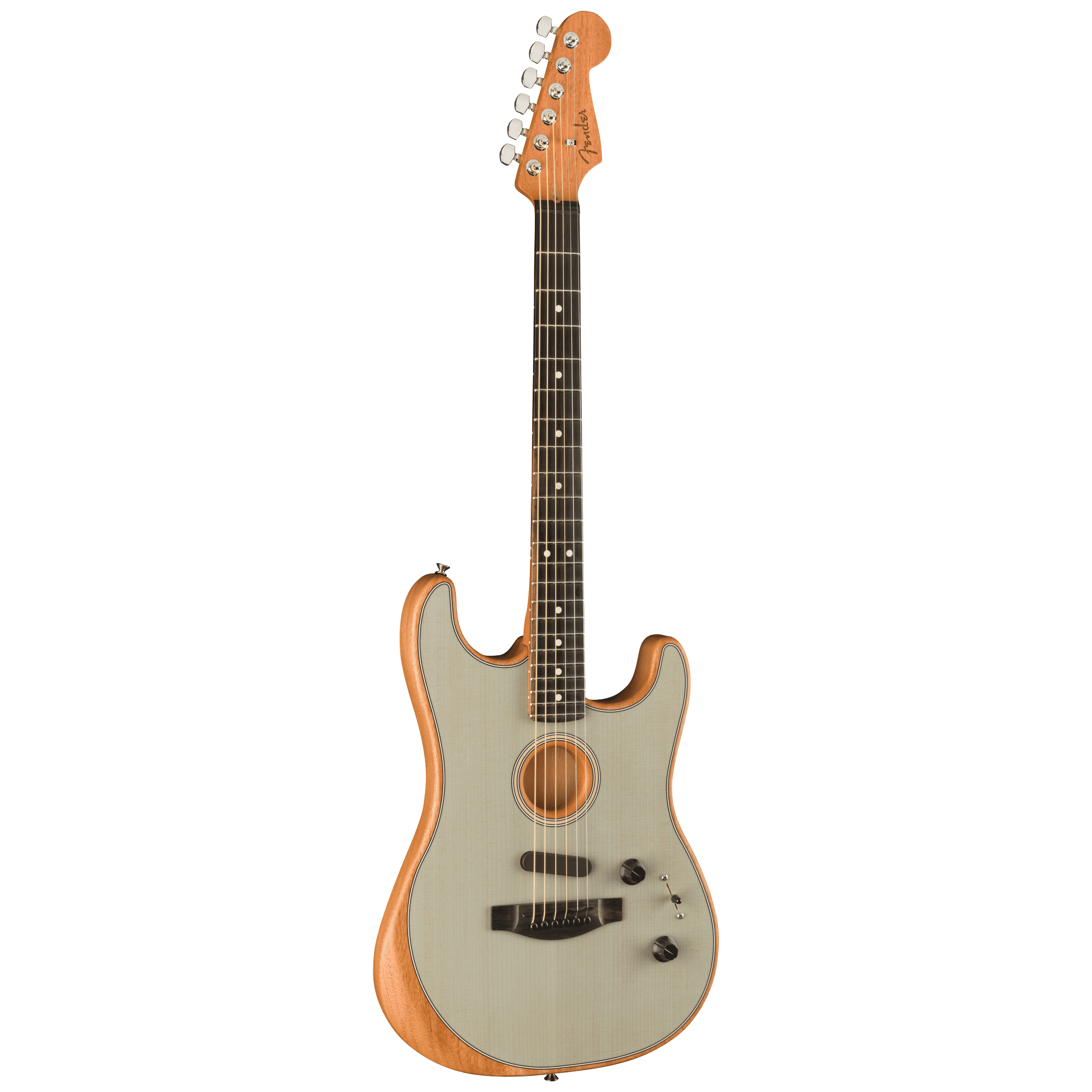 Fender Acoustasonic Stratocaster Transparent Sonic Blue 5