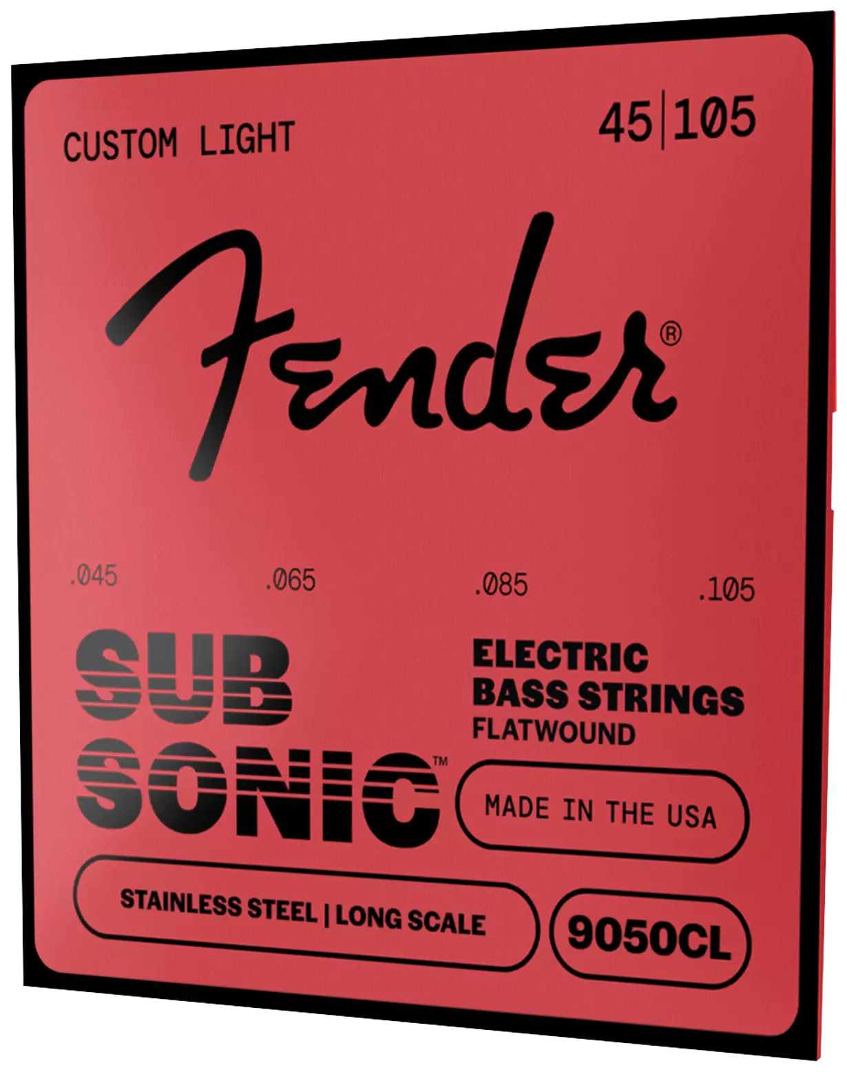 Fender SubSonic™ 9050 Stainless Flatwound Bass Strings 045-105
