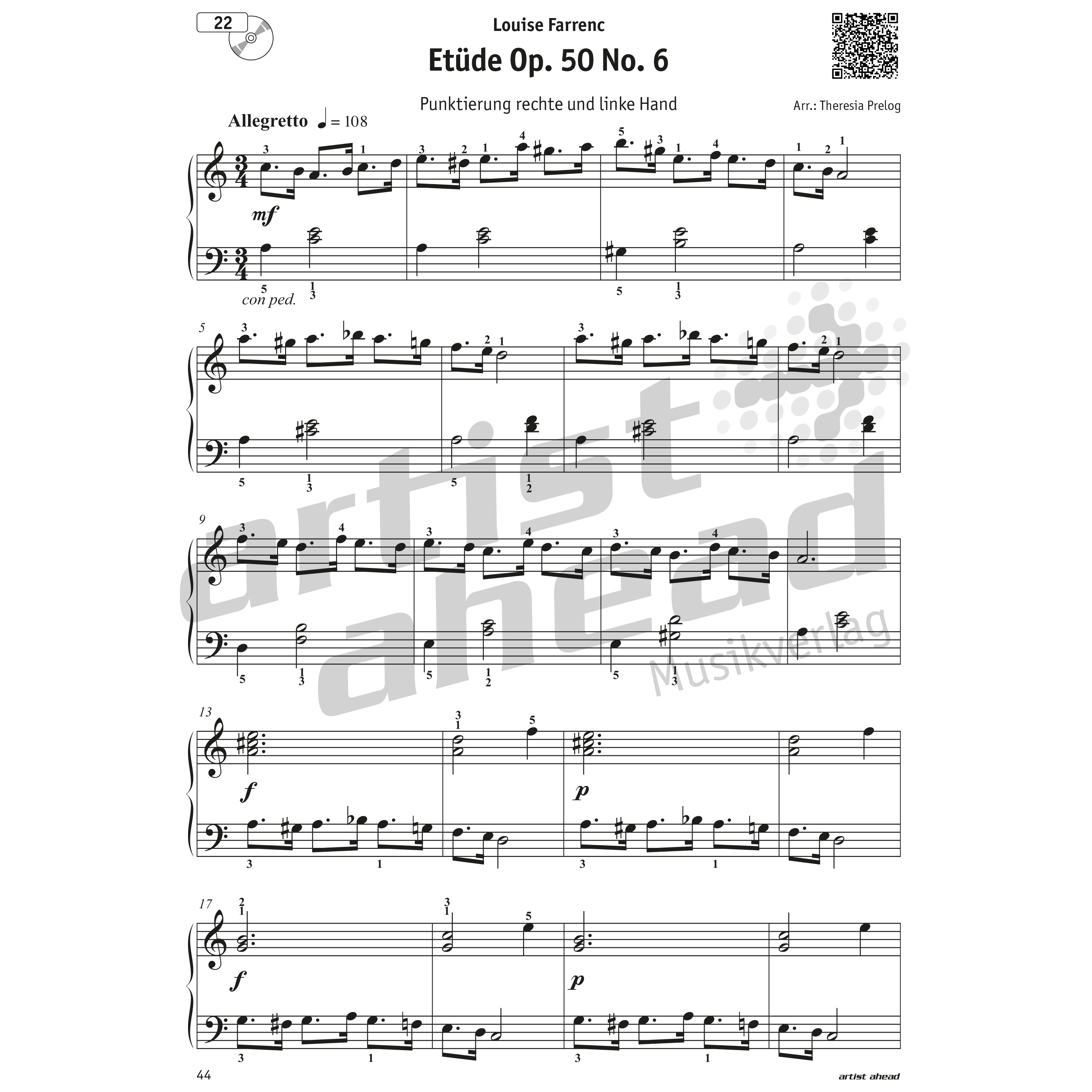 Artist Ahead Meine schönsten Etüden für Klavier 10