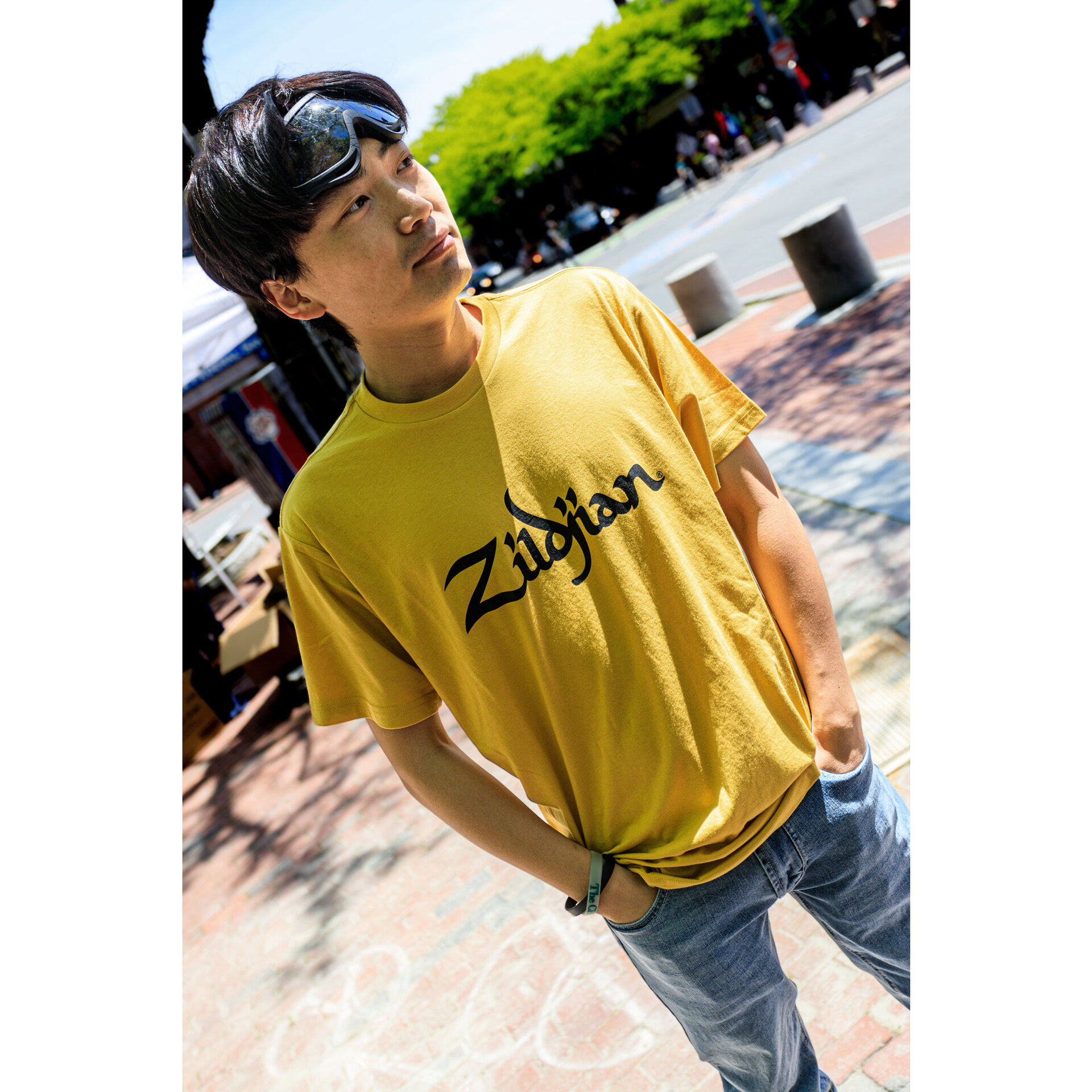 Zildjian ZIZATS0053 Classic Logo Tee L gold 4