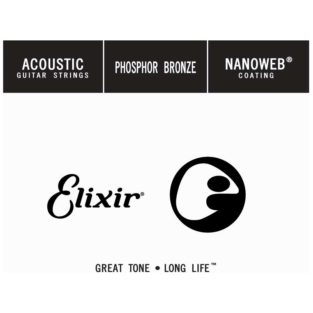 Elixir - Elixir 14132 Einzelsaite 032 Nanoweb Phosphor Bronze