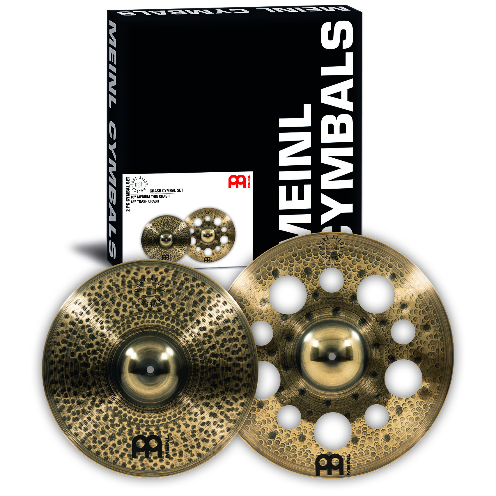 Meinl Cymbals PAC1618 - Pure Alloy Custom Cymbal Set 