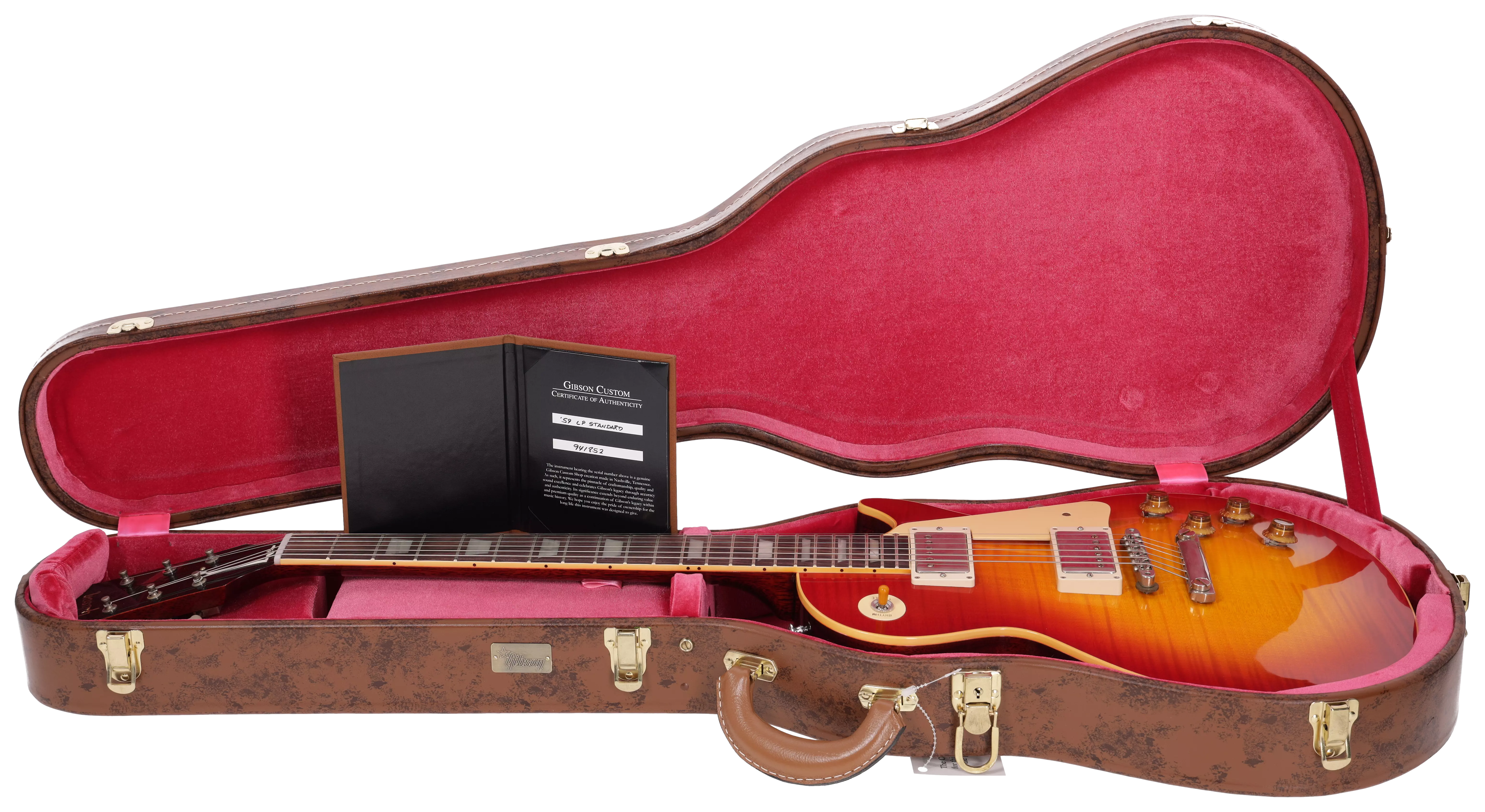 Gibson 1959 Les Paul Standard Reissue VOS Washed Cherry Sunburst #3 17