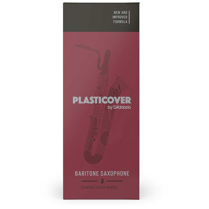 D’Addario Woodwinds - D’Addario Woodwinds Plasticover - Bariton Saxophone 2,5 - 5er Pack