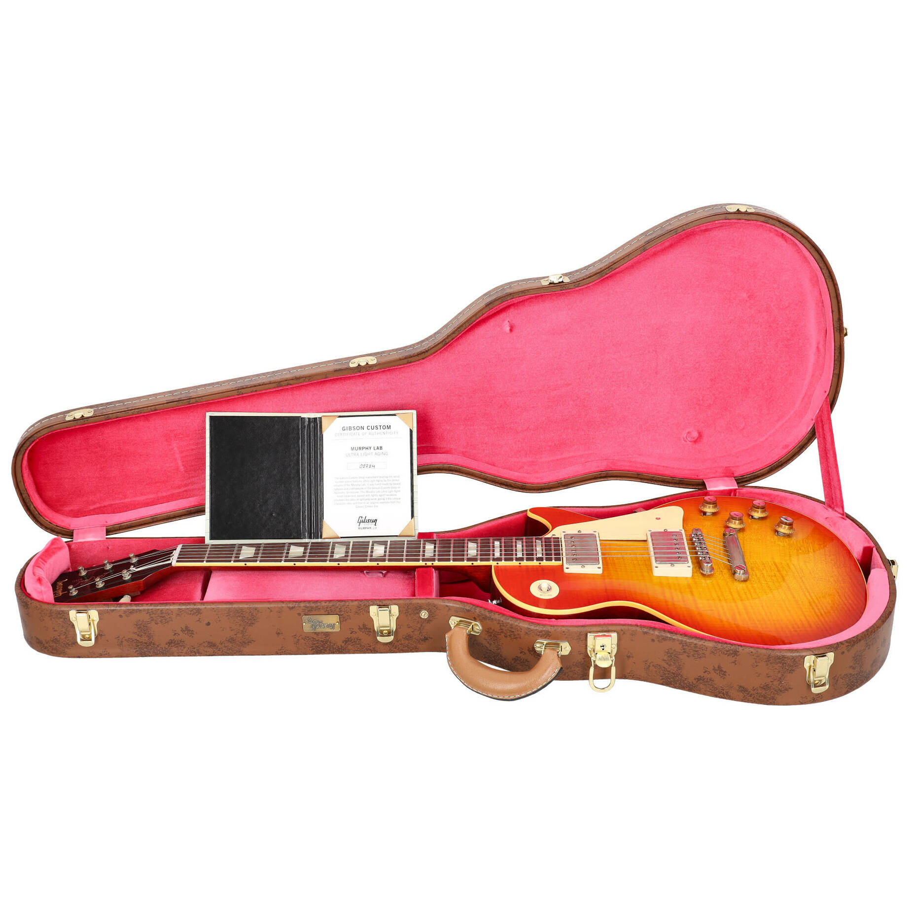 Gibson 1960 Les Paul Standard Reissue Ultra Light Aged Orange Lemon Fade Murphy Lab *2 9