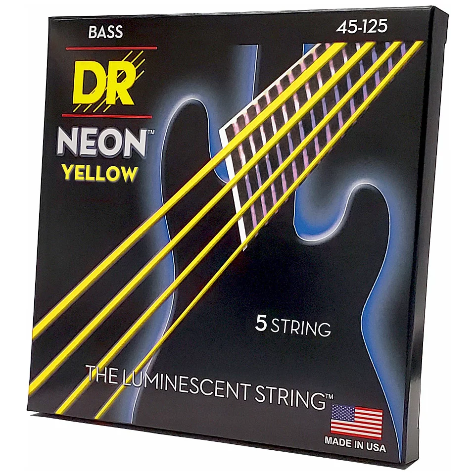 DR Strings Neon Yellow NYB5-45 .045-125 2