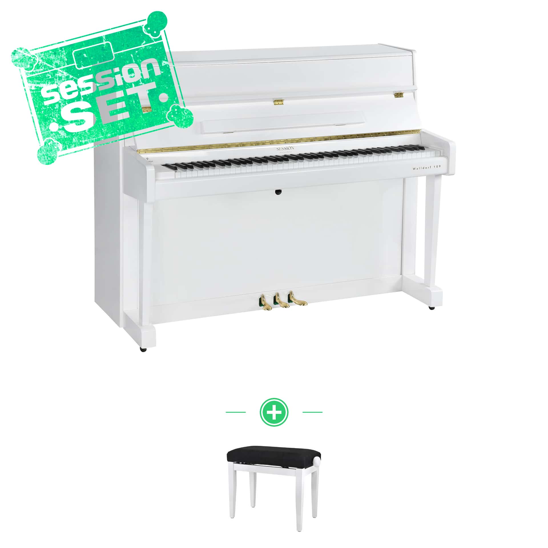 Session Original Walldorf 109 Piano White High Gloss - SET -