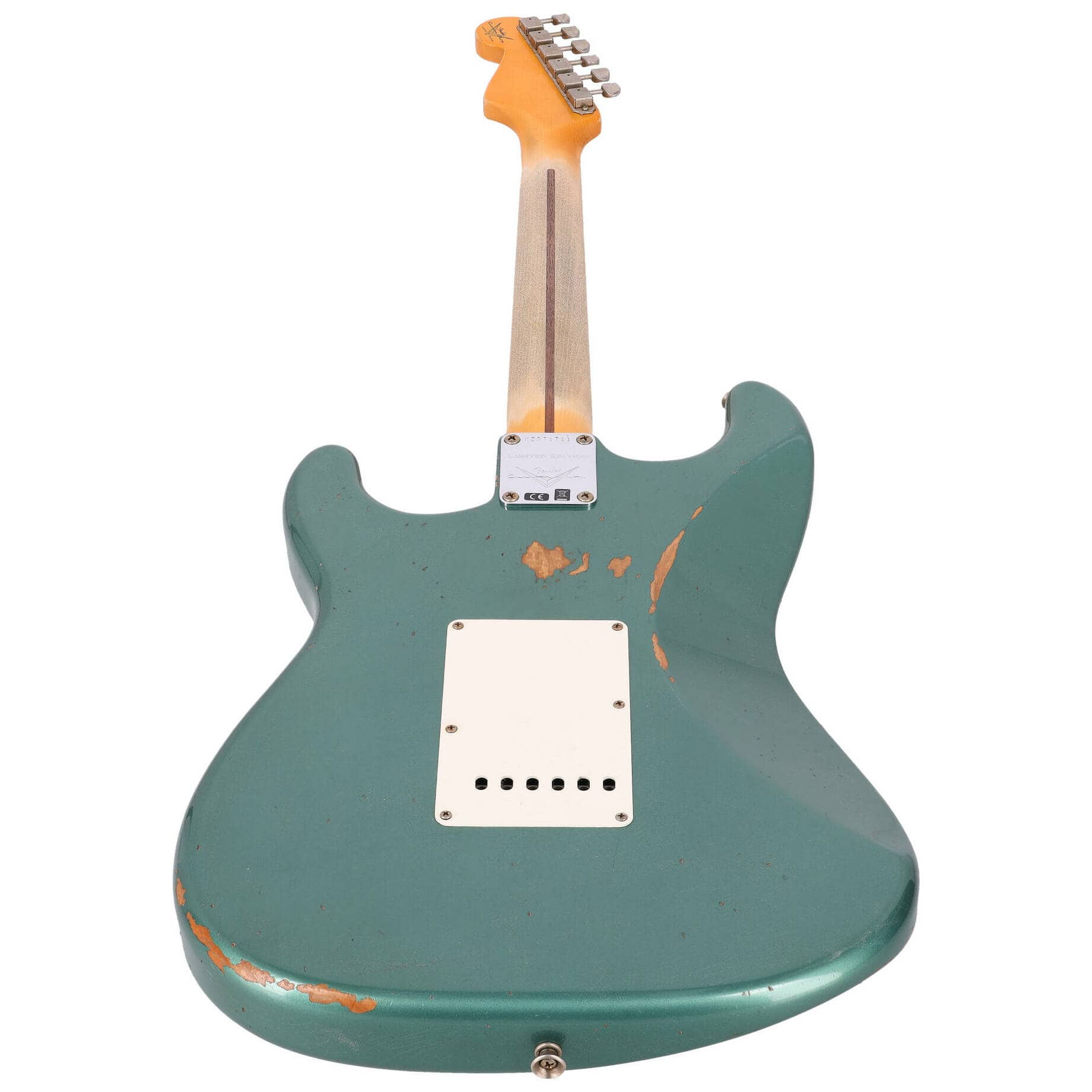 Fender LTD Custom Shop 57 Stratocaster Relic Faded Aged Sherwood Green Metallic 4