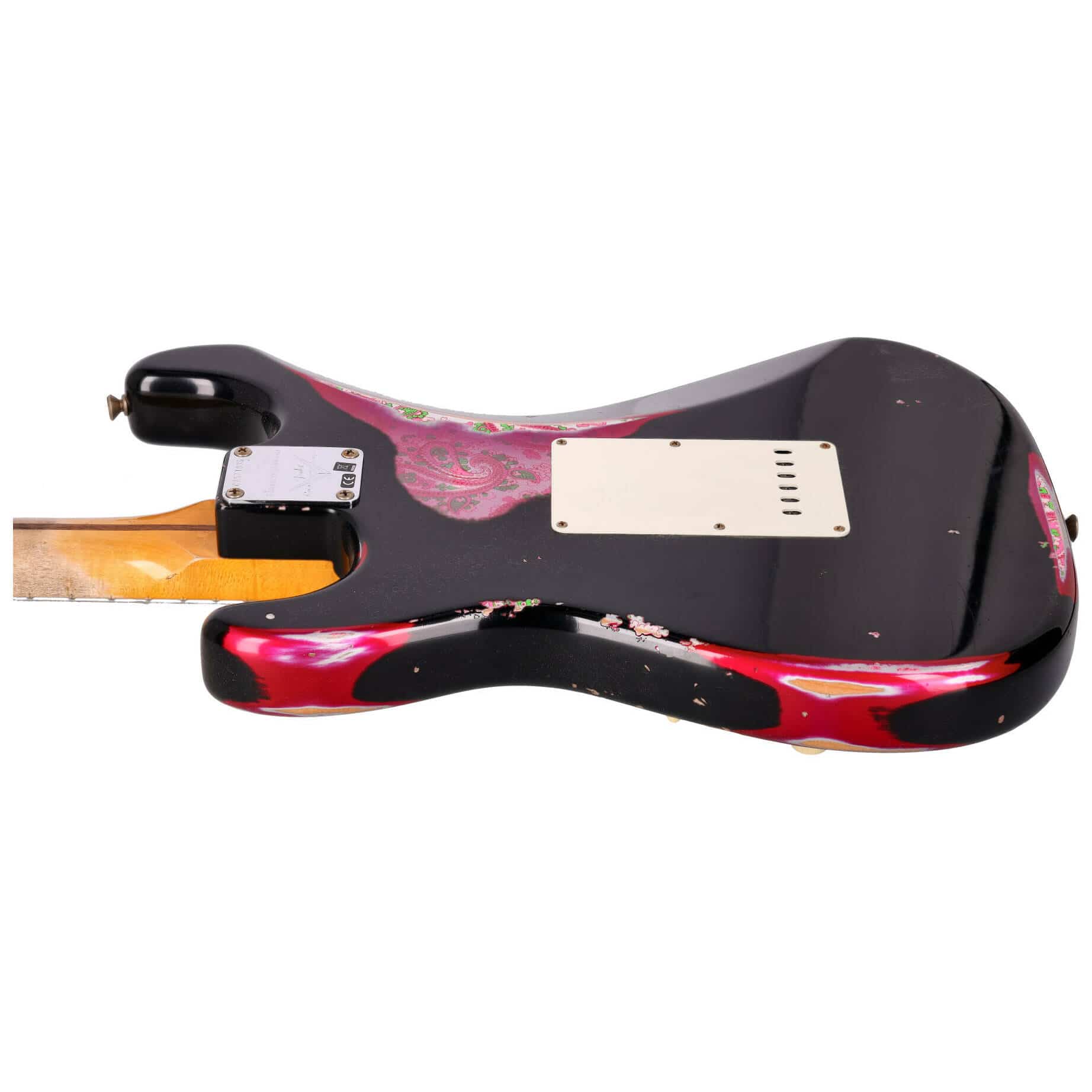 Fender LTD Custom Shop Mischief Maker Heavy Relic Aged Black over Pink Paisley 14