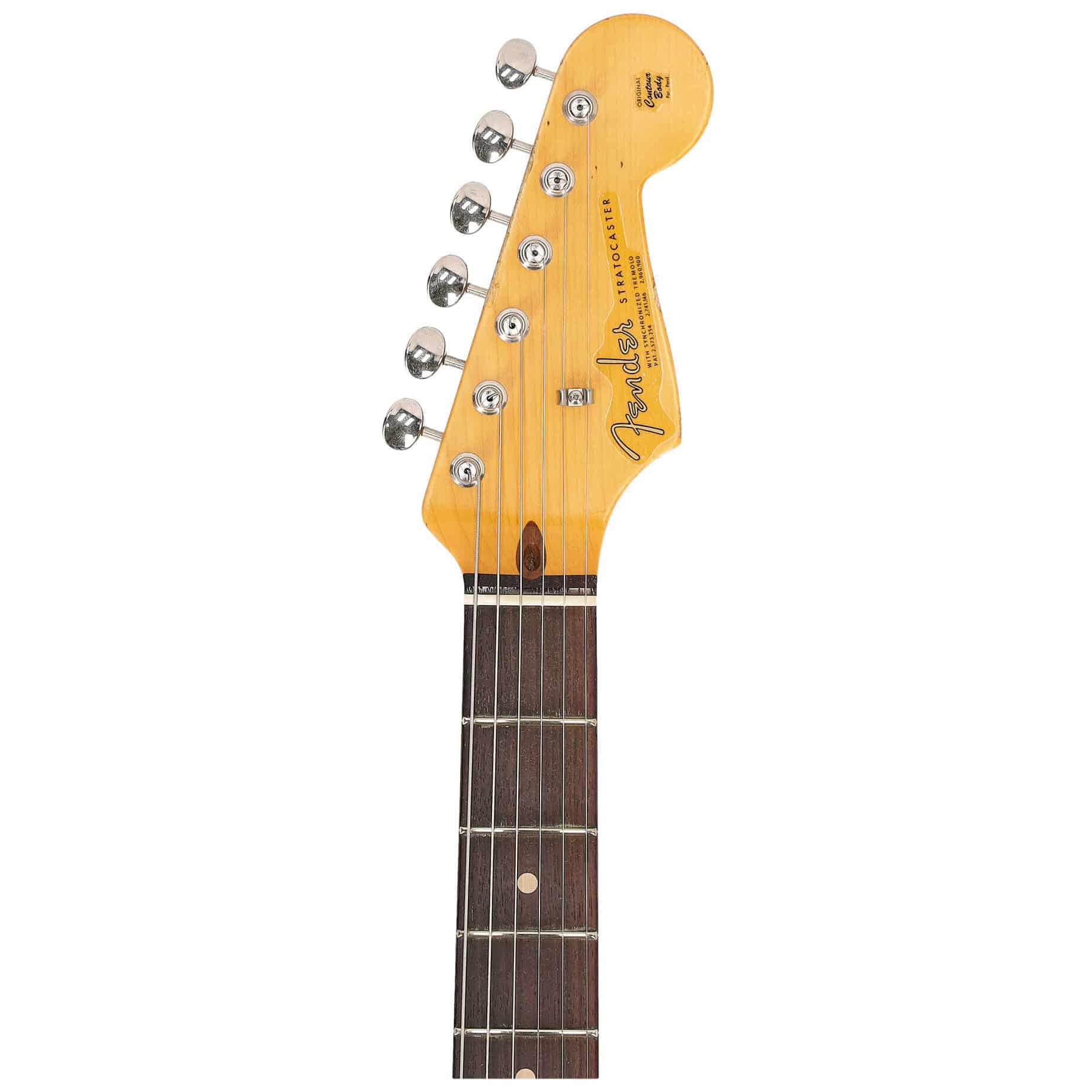 Fender Custom Shop 1963 Stratocaster Relic Aged Sherwood Green Metallic #1 5