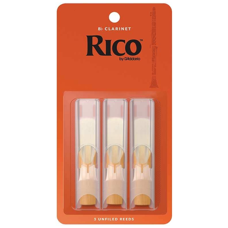 D’Addario Woodwinds - D’Addario Woodwinds Rico - Bb Klarinette 2,5 - 3er Pack