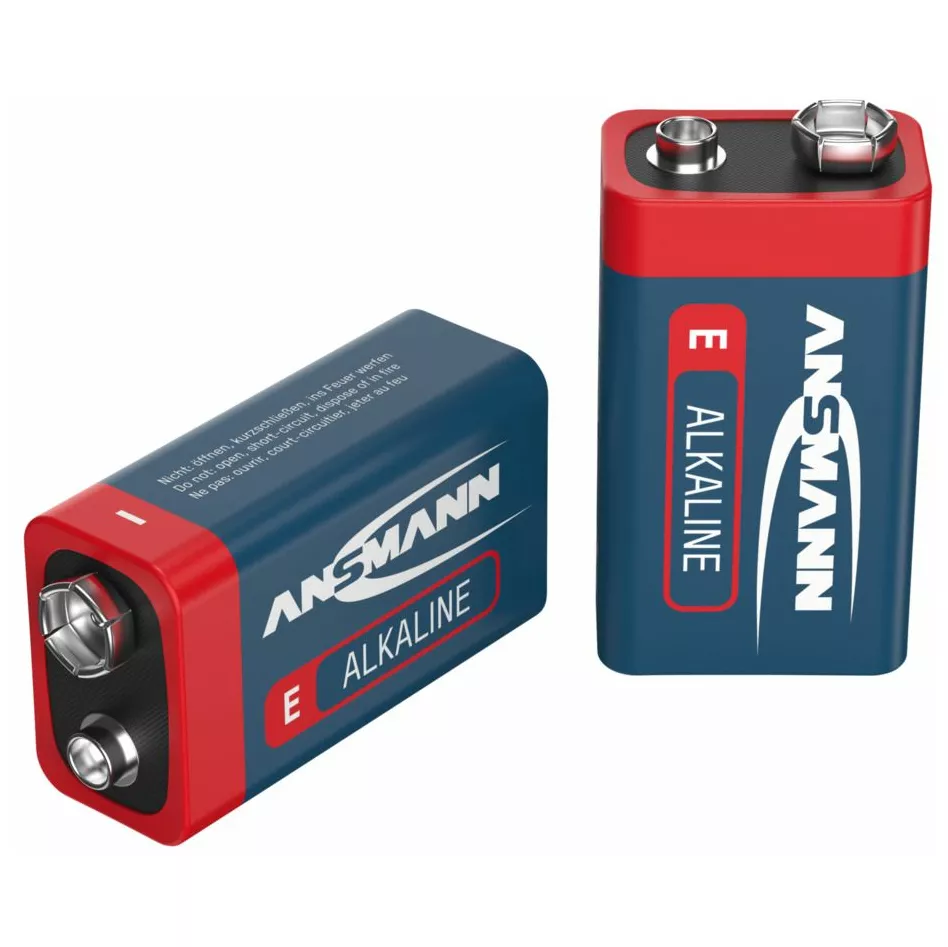 Ansmann 9V Alkaline Batterie Block E / 6LR61 2er Karton 5