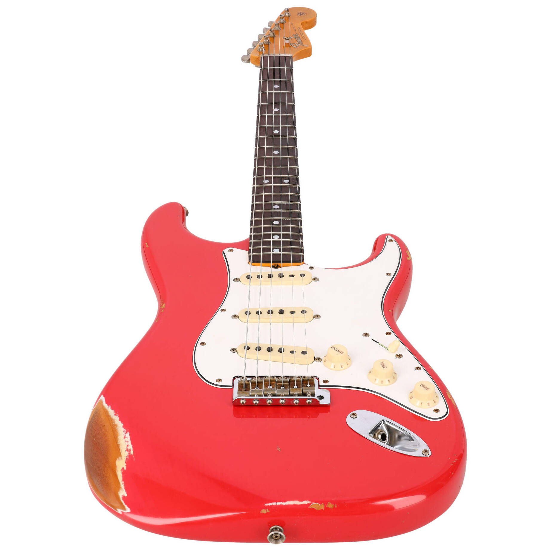 Fender LTD Custom Shop Late 64 Stratocaster Relic Aged Fiesta Red 3