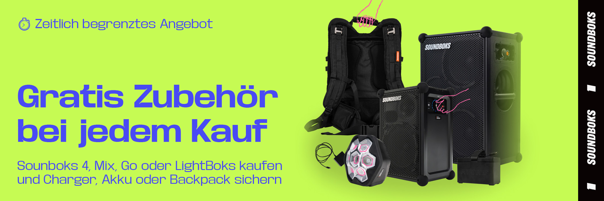 Banner für Soundboks Bundle Promotion