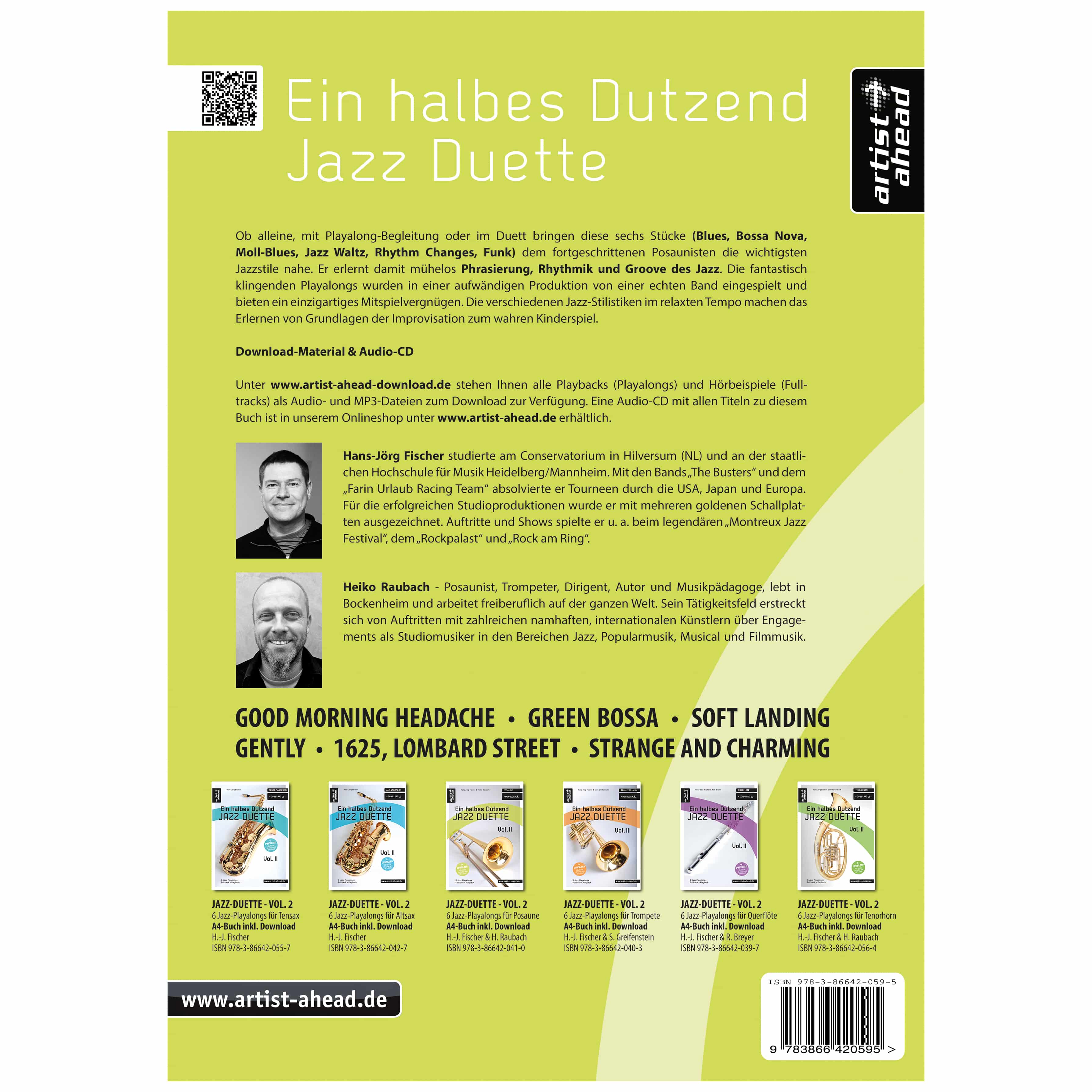 Artist Ahead Ein halbes Dutzend Jazz Duette - Vol. 1 - Posaune  - Heiko Raubach 1