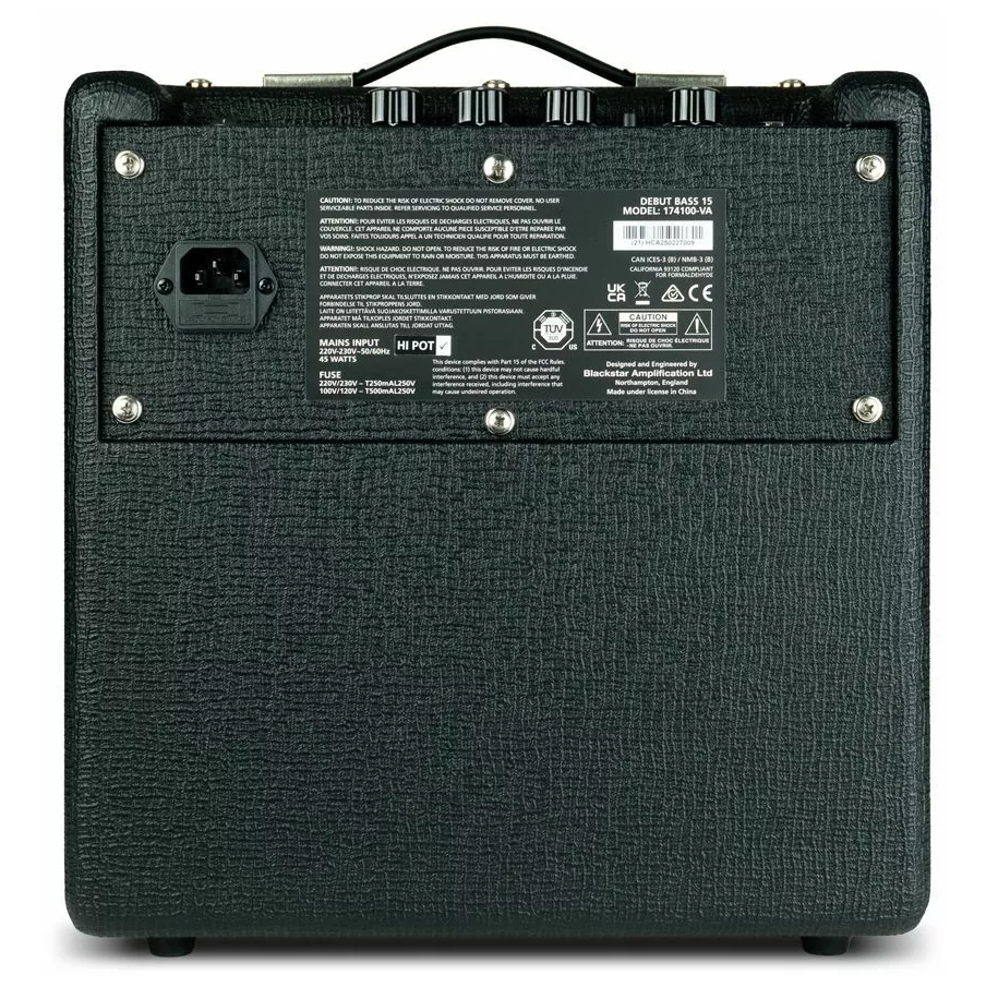 Blackstar Debut Bass 15 Combo Black
