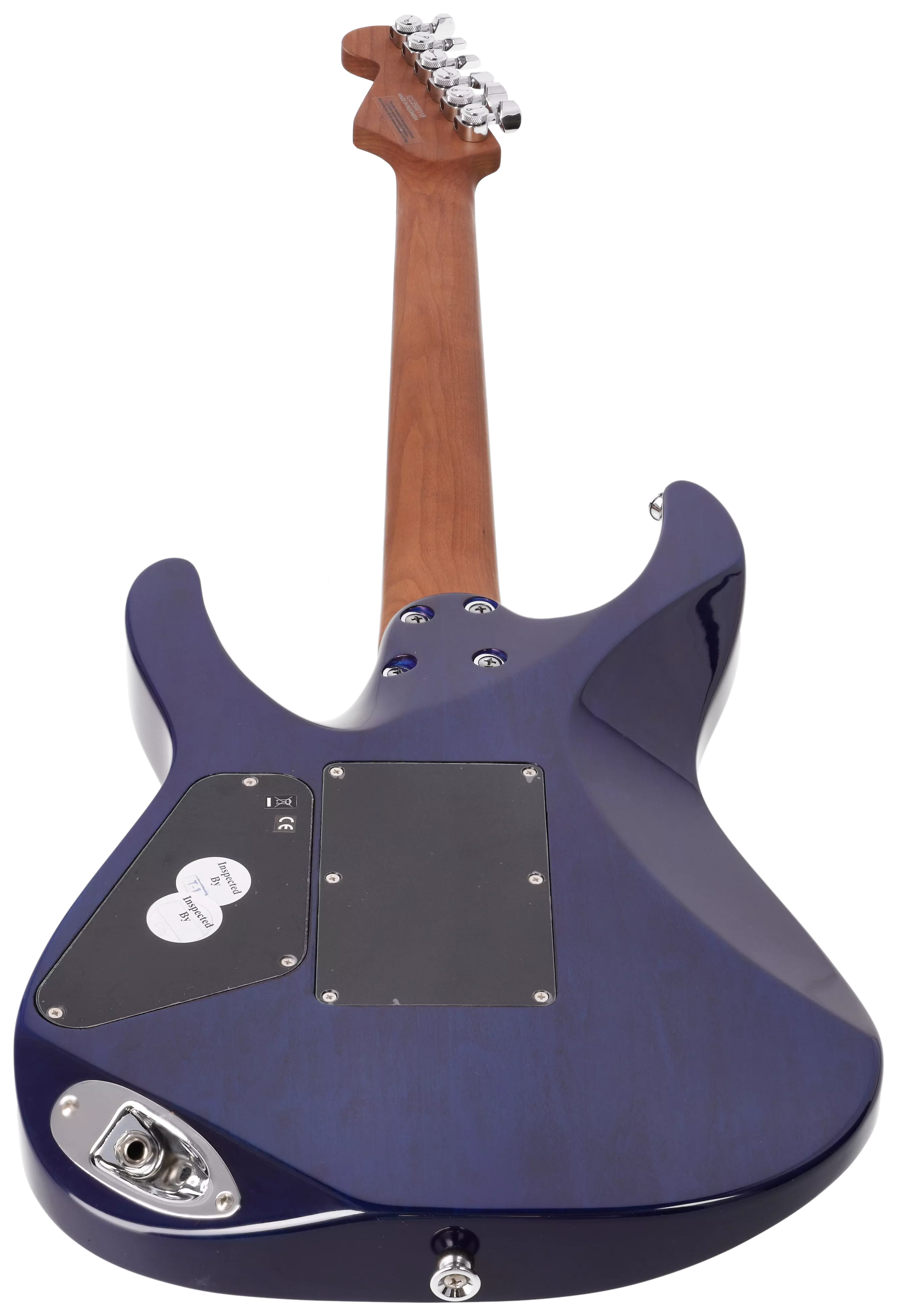 Charvel Pro Mod Plus DK24 HH 2PT EB QM Chlorine Burst 6