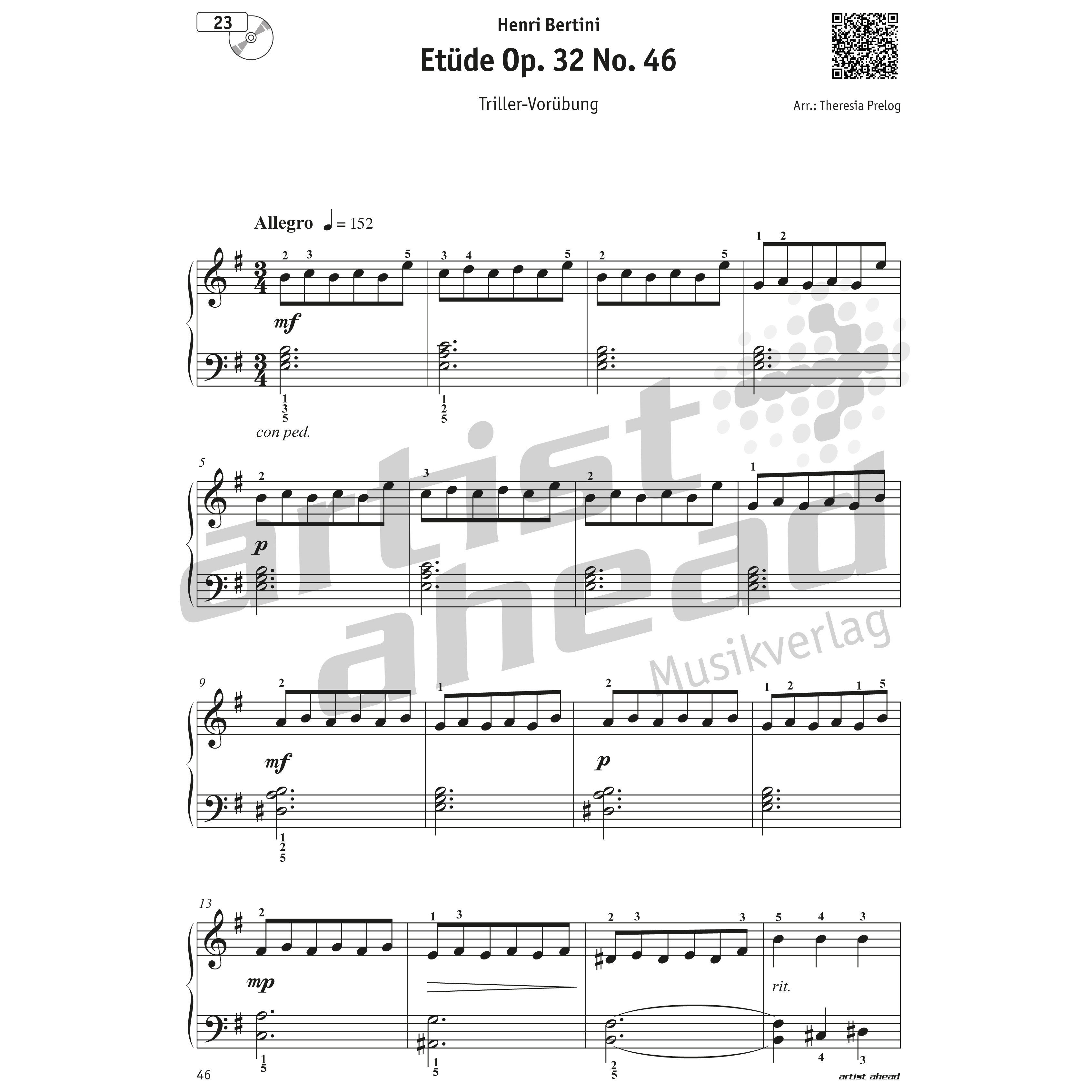 Artist Ahead Meine schönsten Etüden für Klavier 11