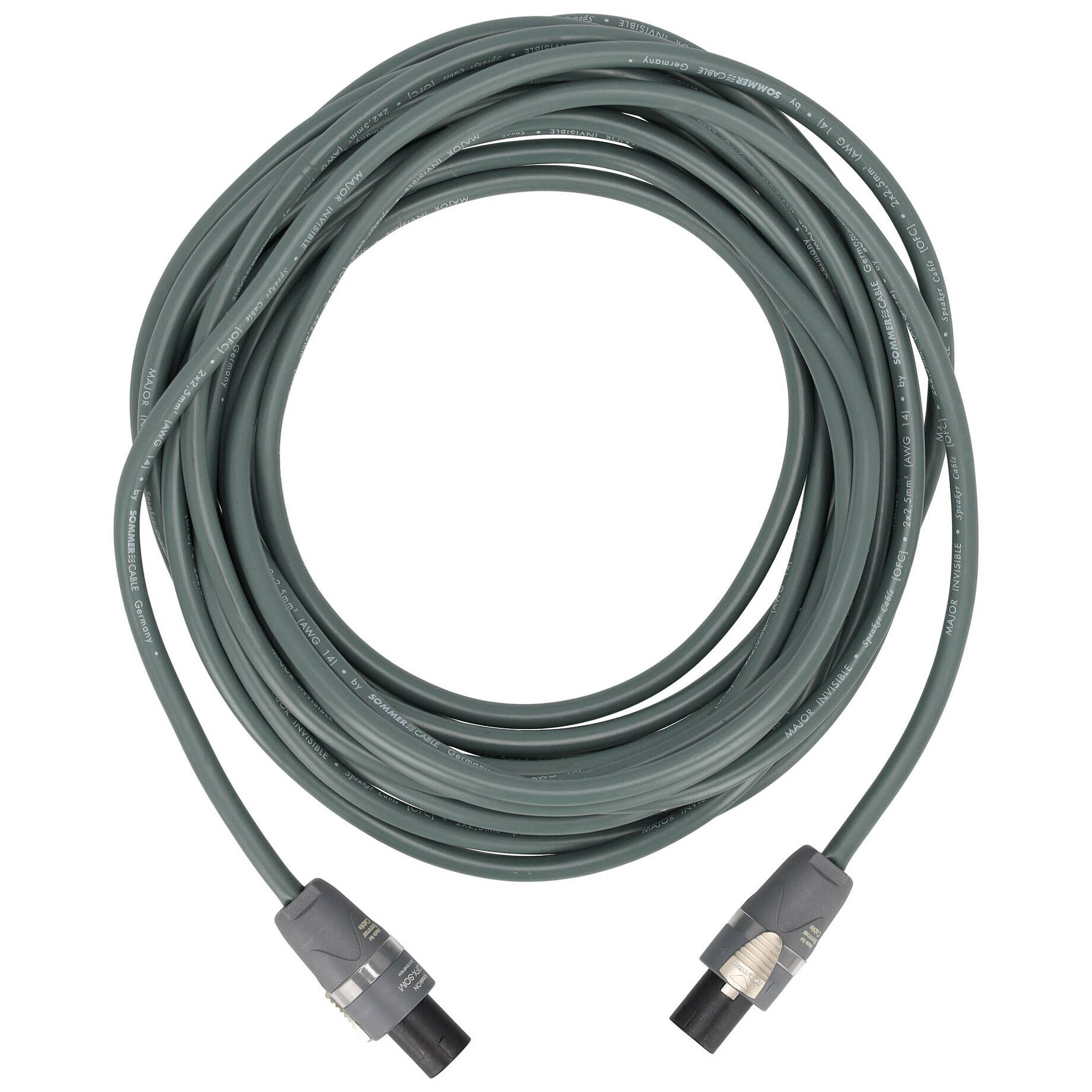 Sommer Cable IM25-225-1000 Major Invisible Speakon - Speakon 10 Meter