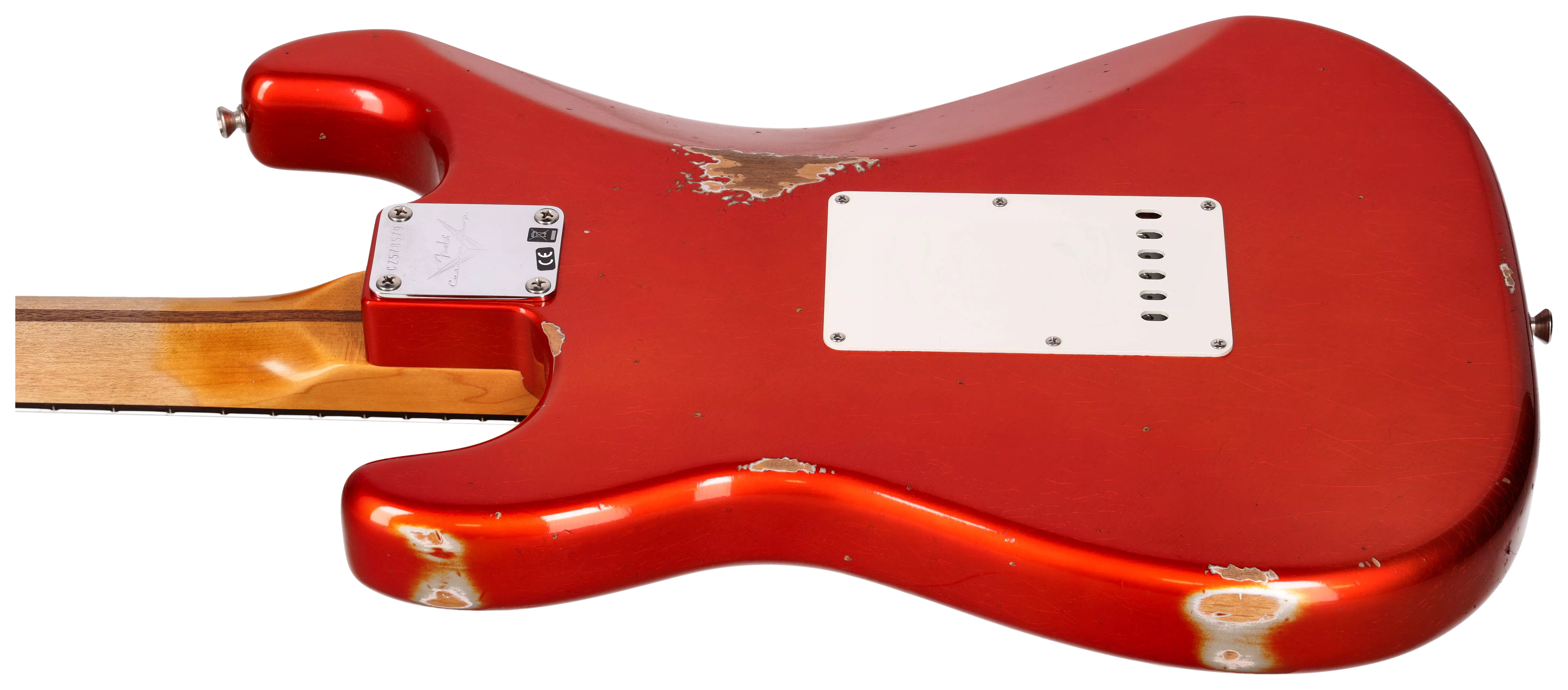 Fender Custom Shop 1963 Stratocaster Relic Aged Candy Tangerine Metallic #1 10