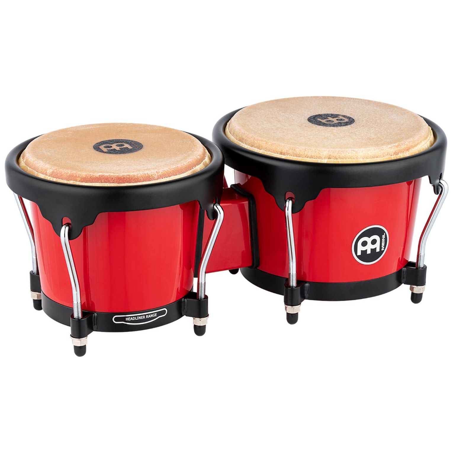 Meinl Percussion HB50R Journey Series Bongo, Red