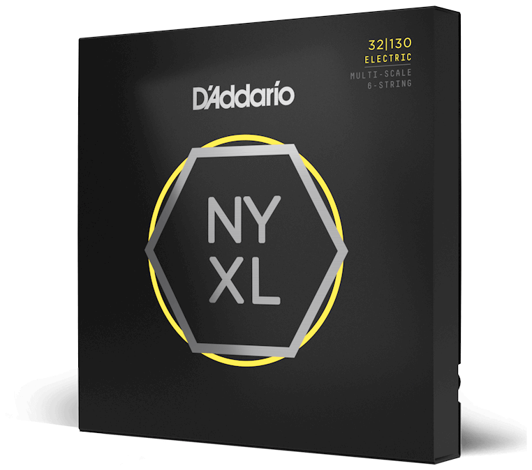D’Addario NYXL32130MS - NYXL Bass Nickel Wound, Muli-Scale 6-String 32-130 1