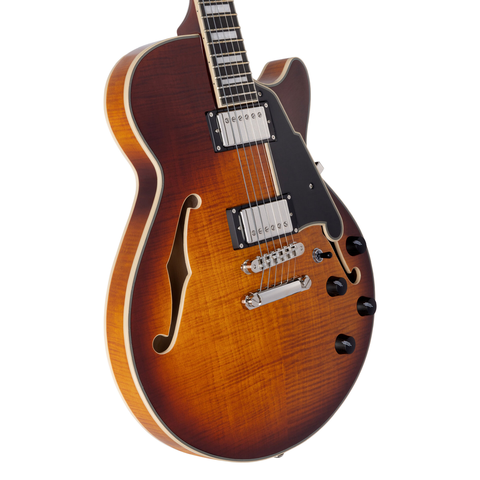 D’Angelico Guitars Premier SS Dark Iced Tea Burst 5