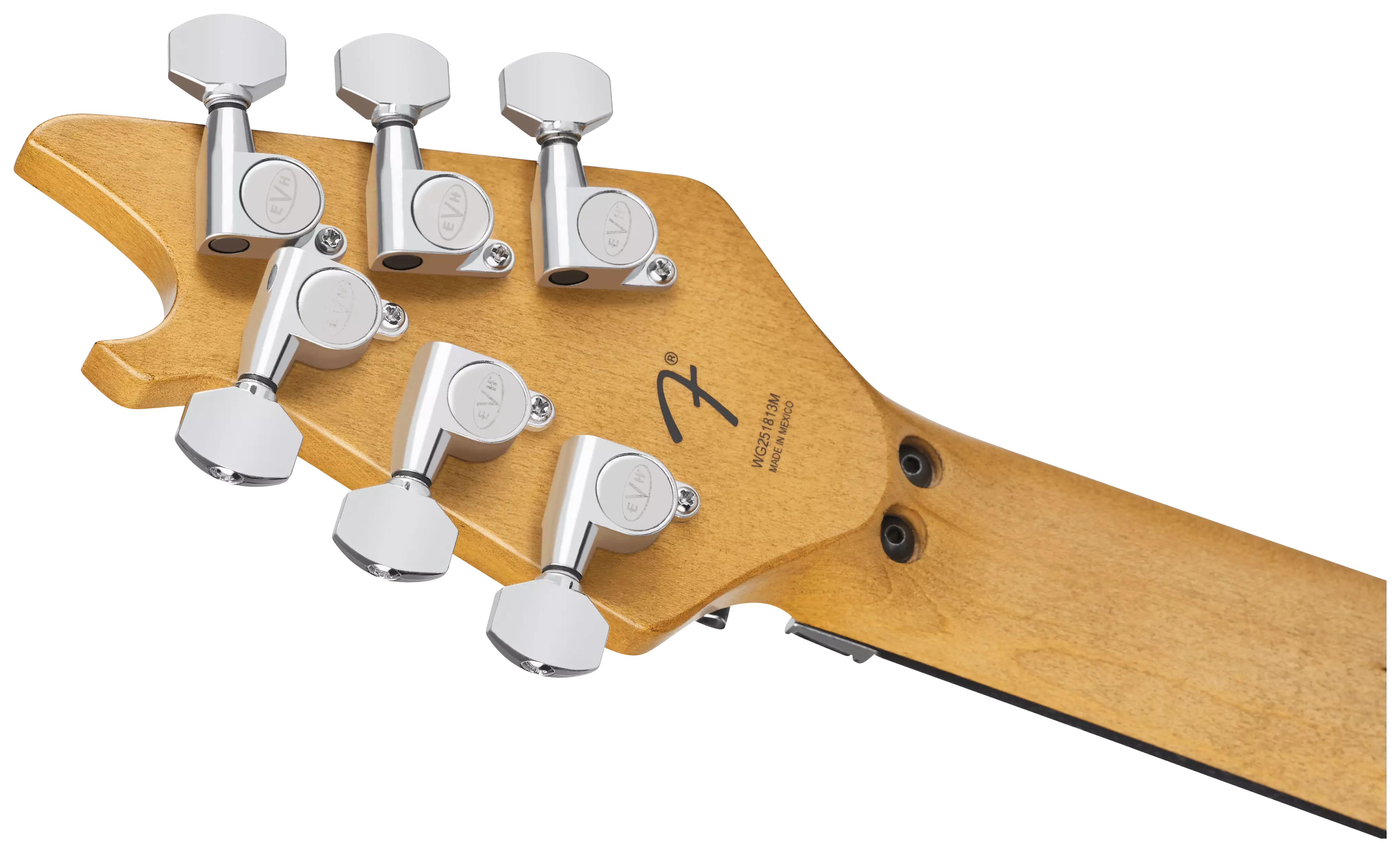 EVH LTD Wolfgang Special Striped Series EB Red Black and White Aged 6