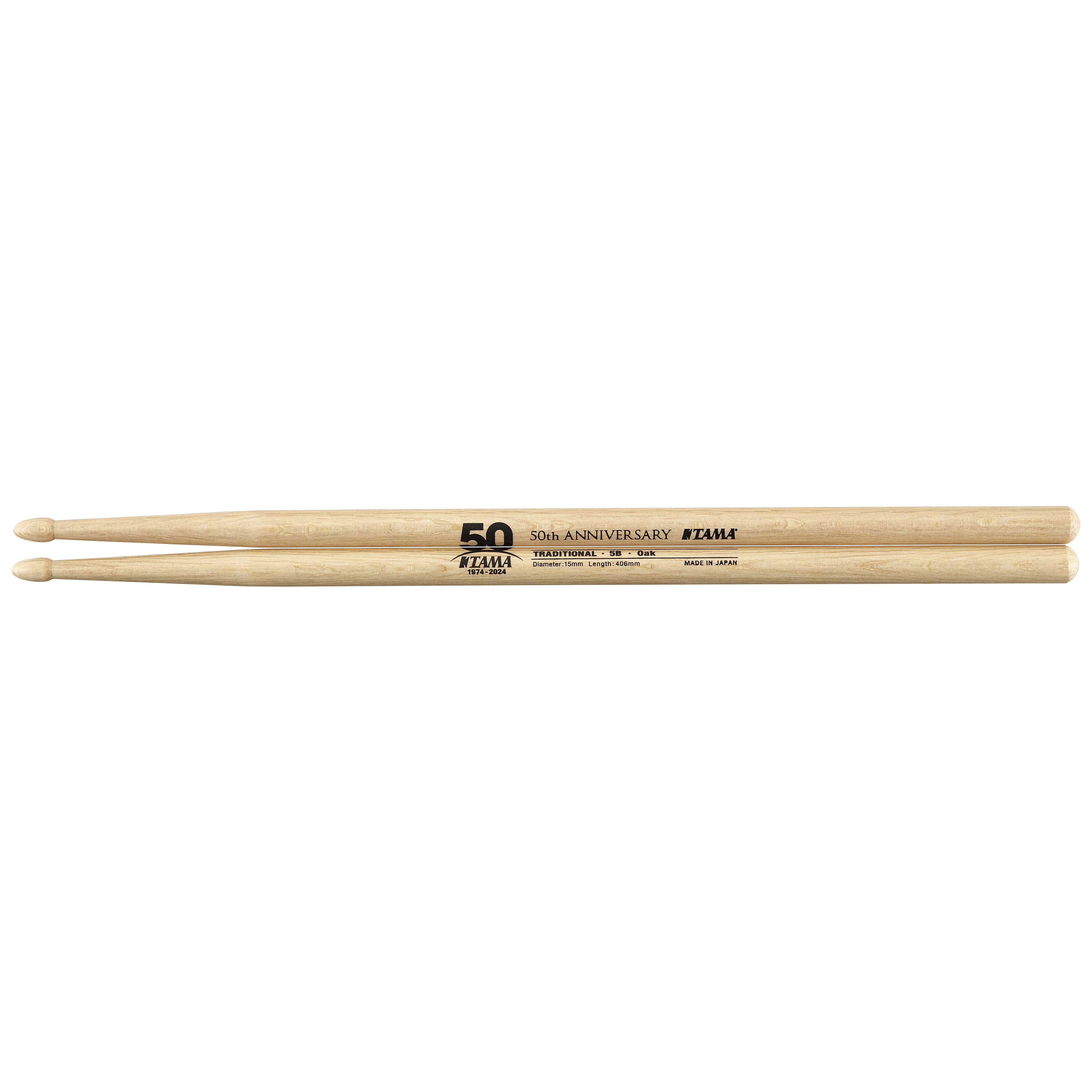 Tama 5B-50TH - 50th LIMITED Oak Dum Stick 5B