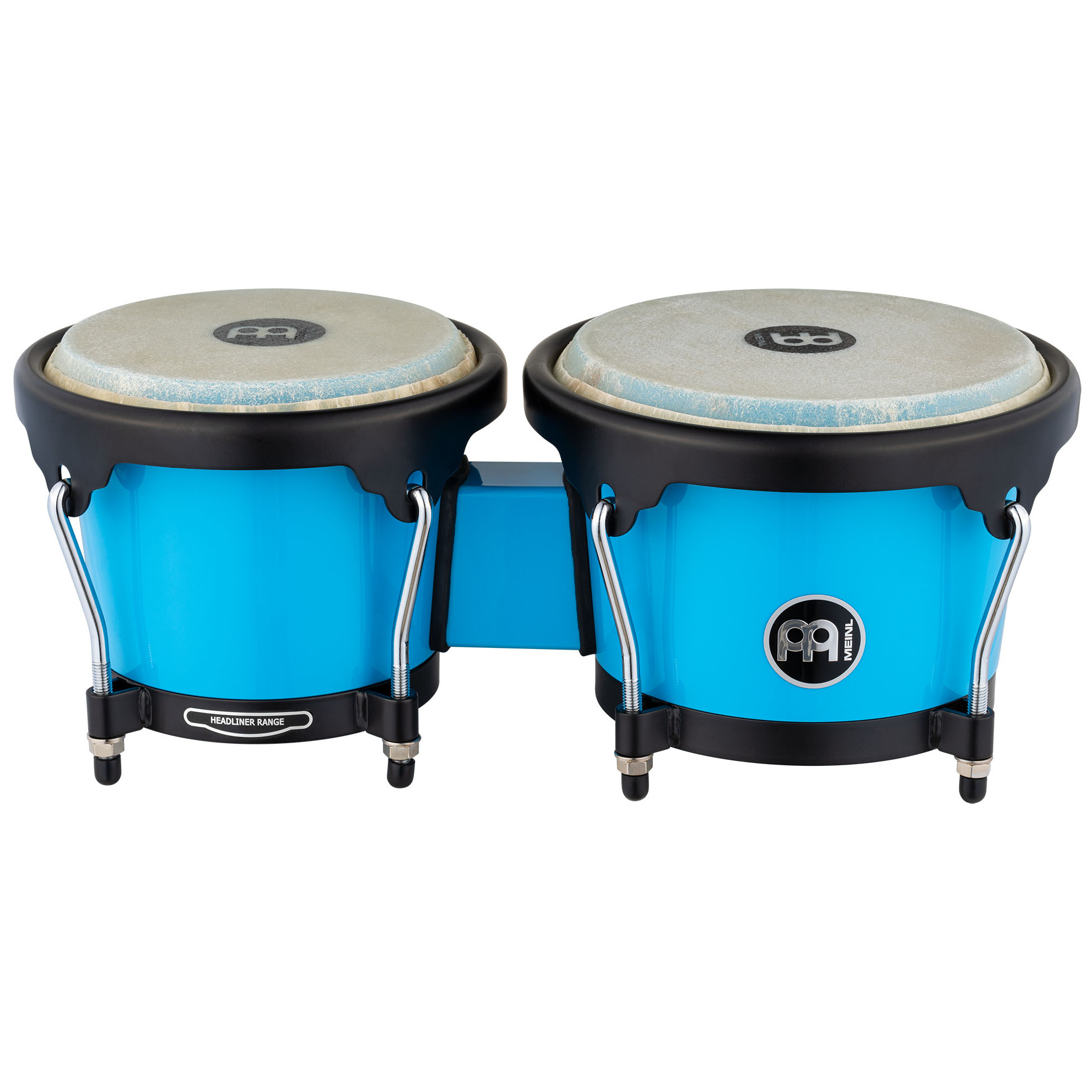 Meinl Percussion HB50GB - 6 1/2" & 7 1/2" Molded ABS Bongo, Glacier Blue  1