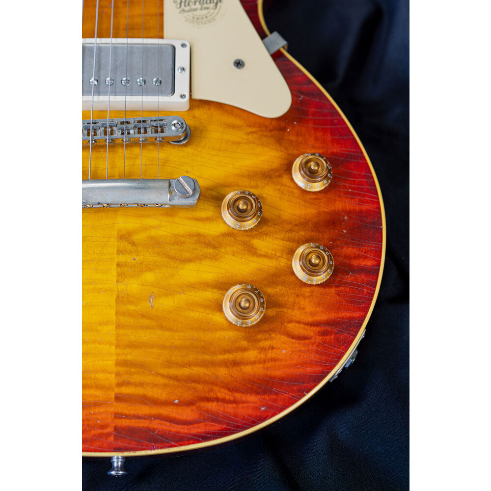 Heritage Custom Shop Core H-150 Dark Cherry Sunburst Artisan Aged 2