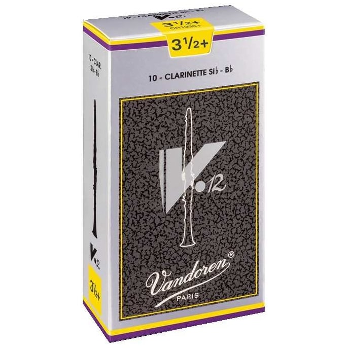 Vandoren V12 clarinet reeds Böhm thickness 3.5+