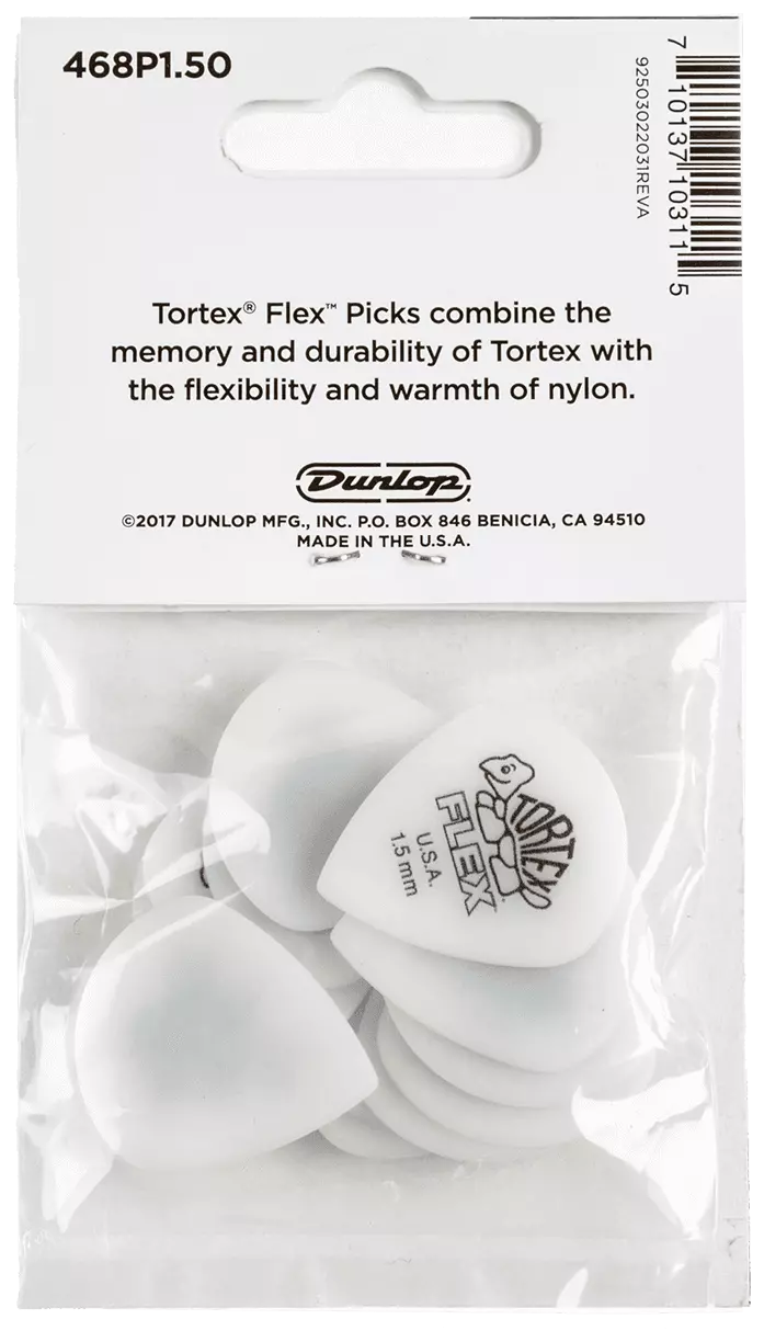 Dunlop Tortex Flex Picks 1.50 Player's Pack 12 Stück 2