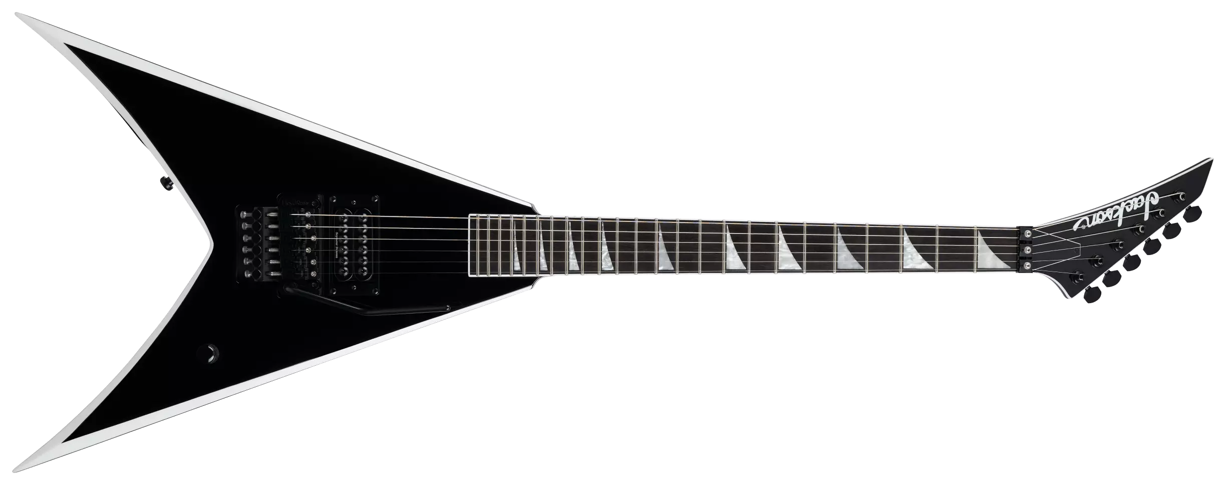 Jackson Pro Series Signature Wes Borland King V KV Black With White Bevels