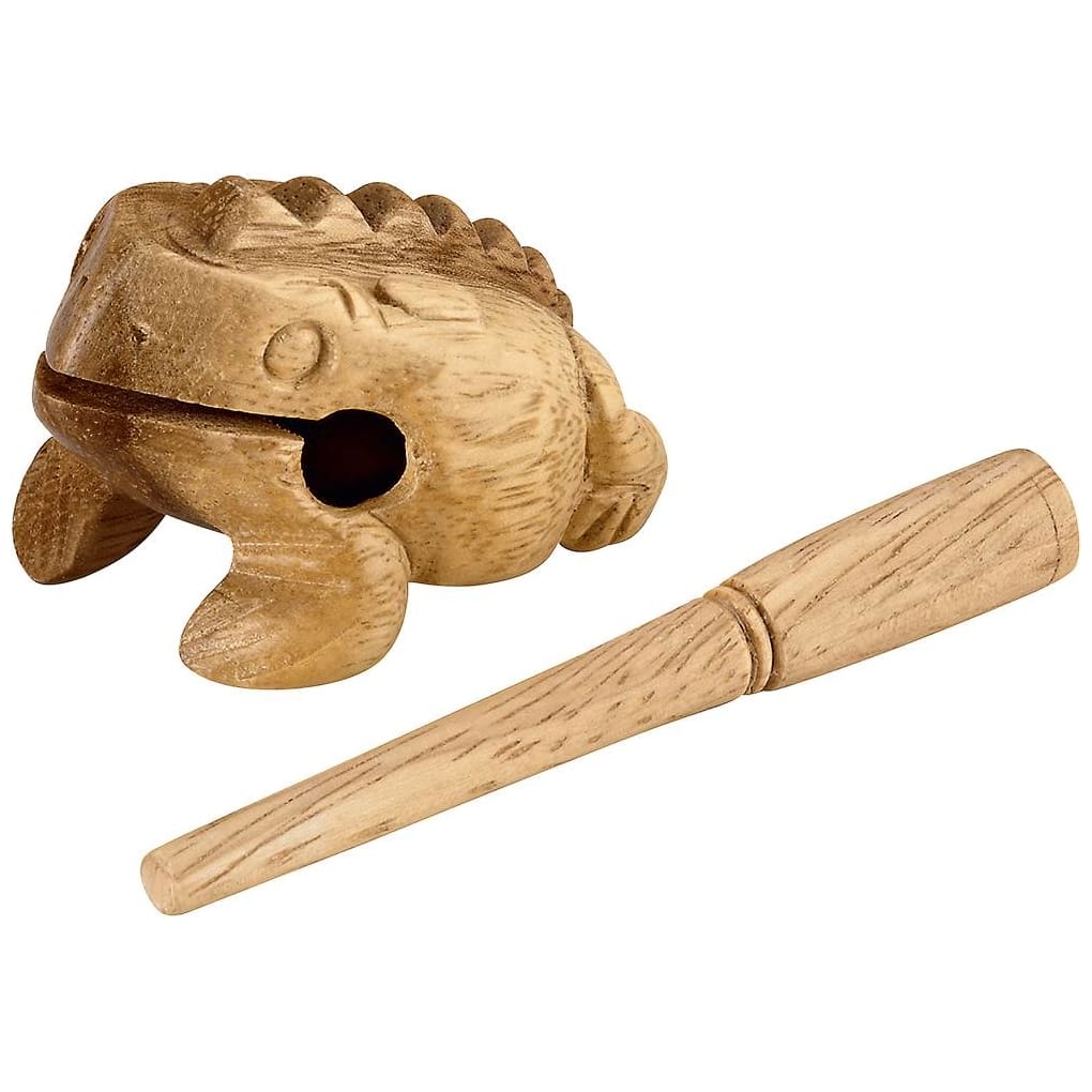 Nino Percussion - Nino Percussion 2 1 4 Wood Frog Güiro, X-Small