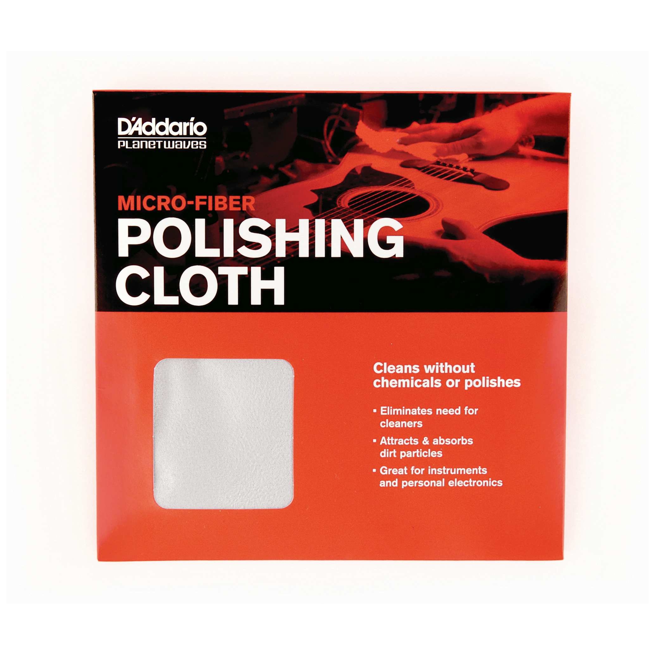 D’Addario - D’Addario PW-MPC - Microfiber Polish Cloth - 3