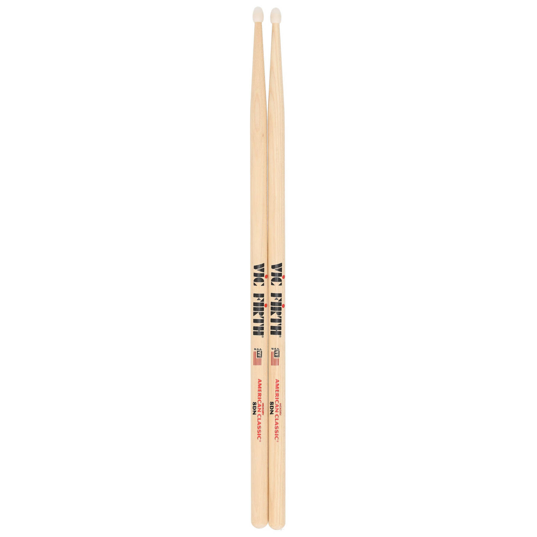 Vic Firth 8DN - American Classic - Hickory - Nylon Tip