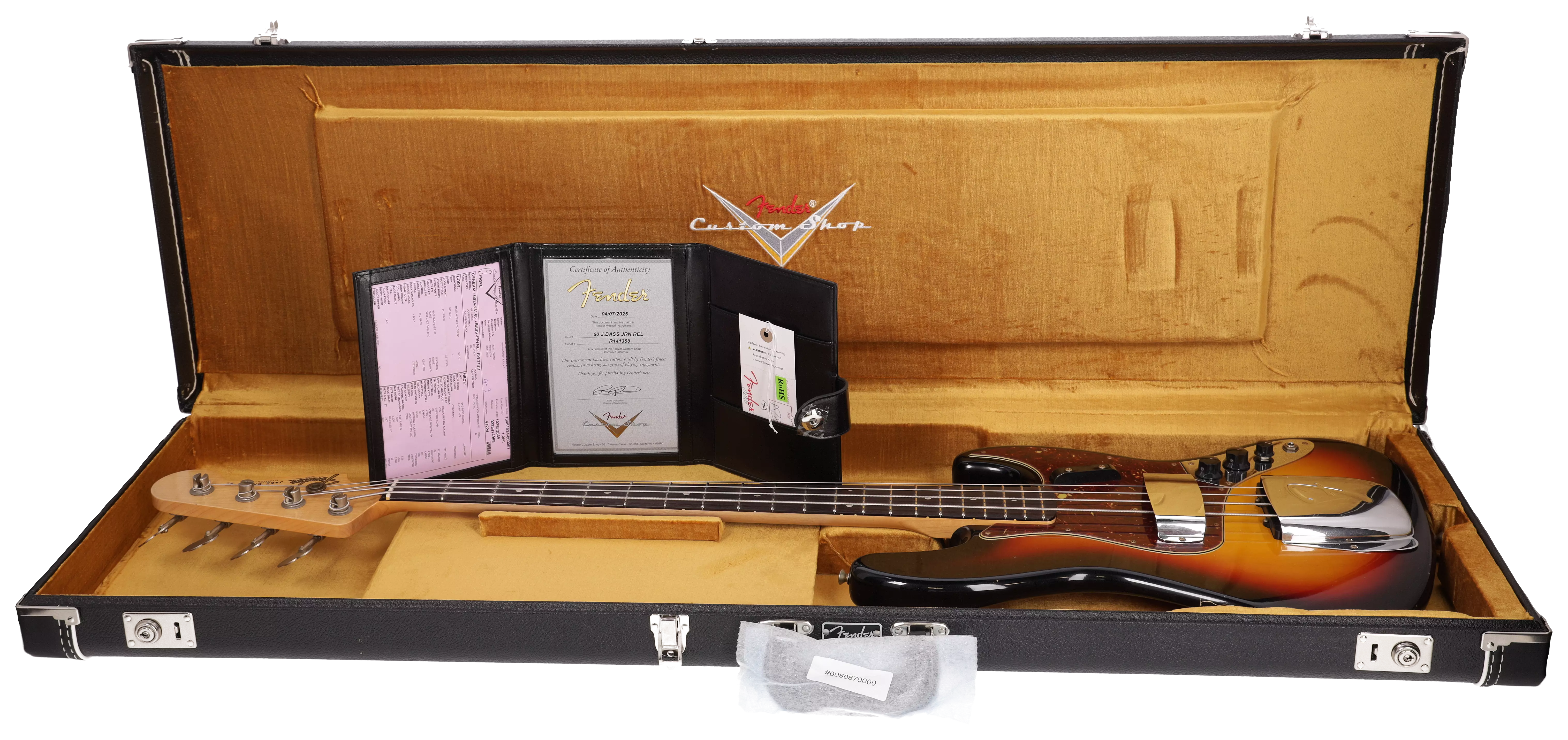 Fender Custom Shop 1960 Jazz Bass RW JRN 3TS 19