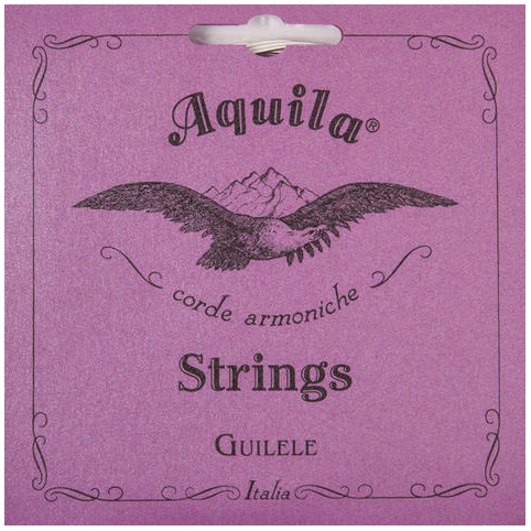 Aquila Corde Armoniche Guitarlele Strings - New Nylgut Guilele String Set, A-Tuning