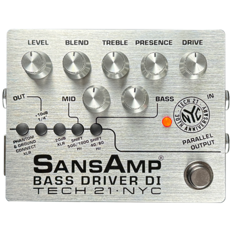 Tech 21 SansAmp Bass Driver D.I. 30th Anniversary