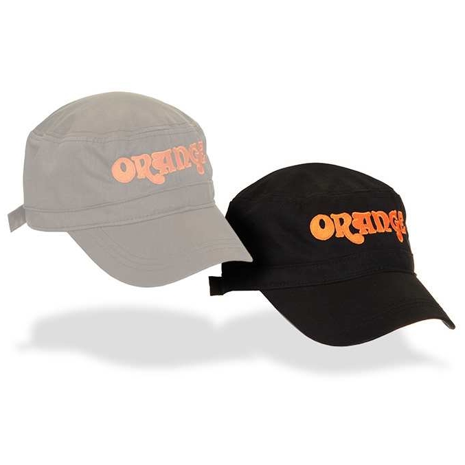 Orange - Orange Cadet Hat Orange-Logo Black