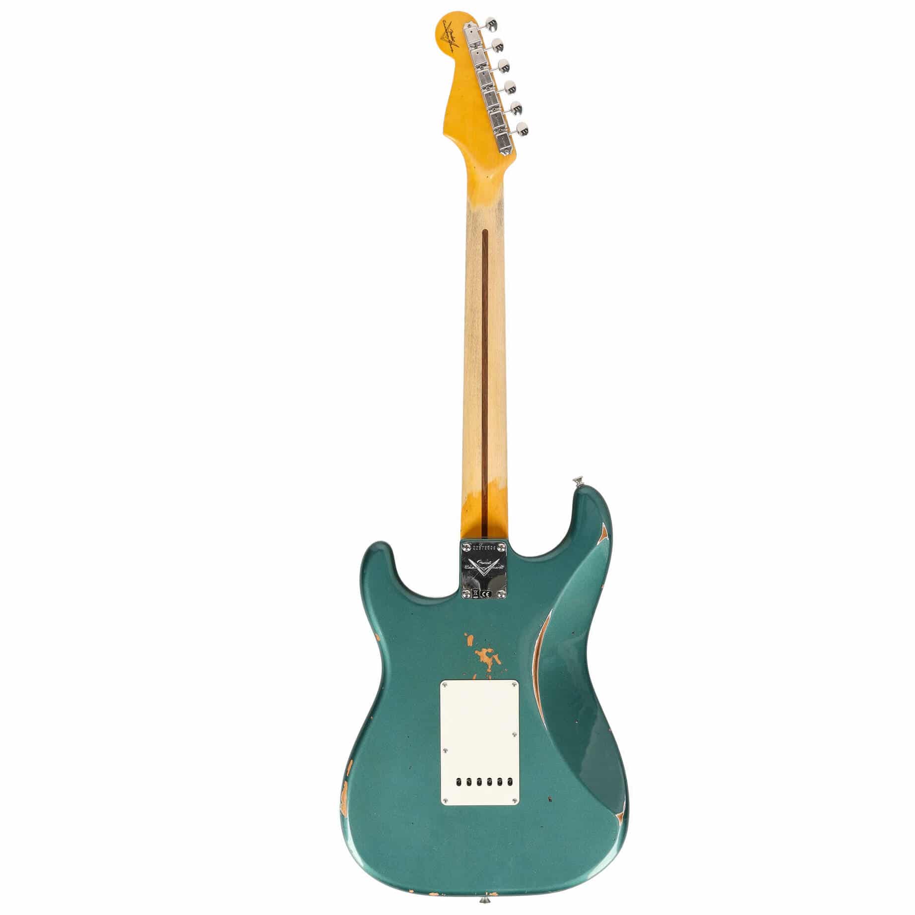 Fender Custom Shop 1963 Stratocaster Relic Aged Sherwood Green Metallic #1 2
