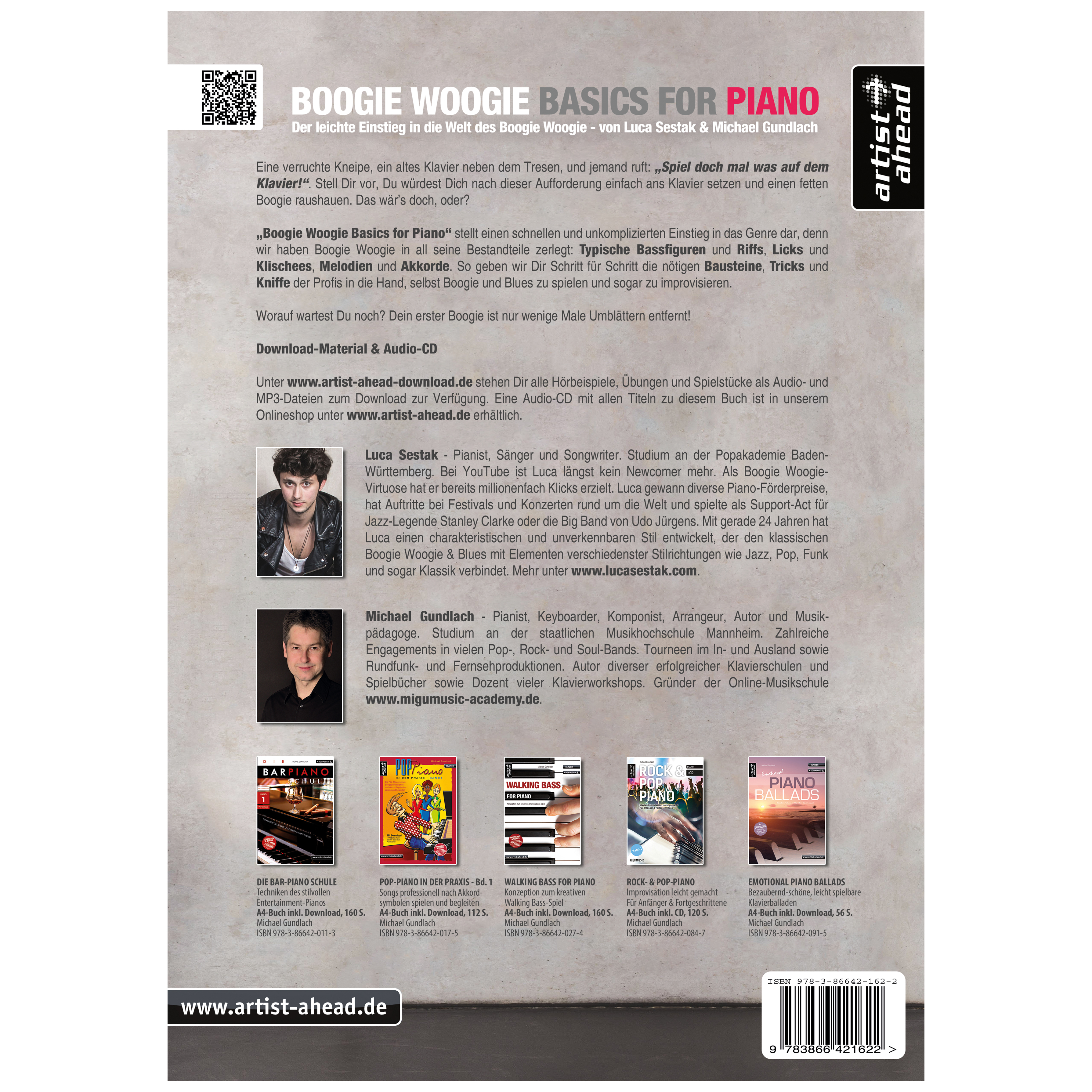 Artist Ahead Boogie Woogie Basics for Piano - Luca Sestak & Michael Gundlach 1